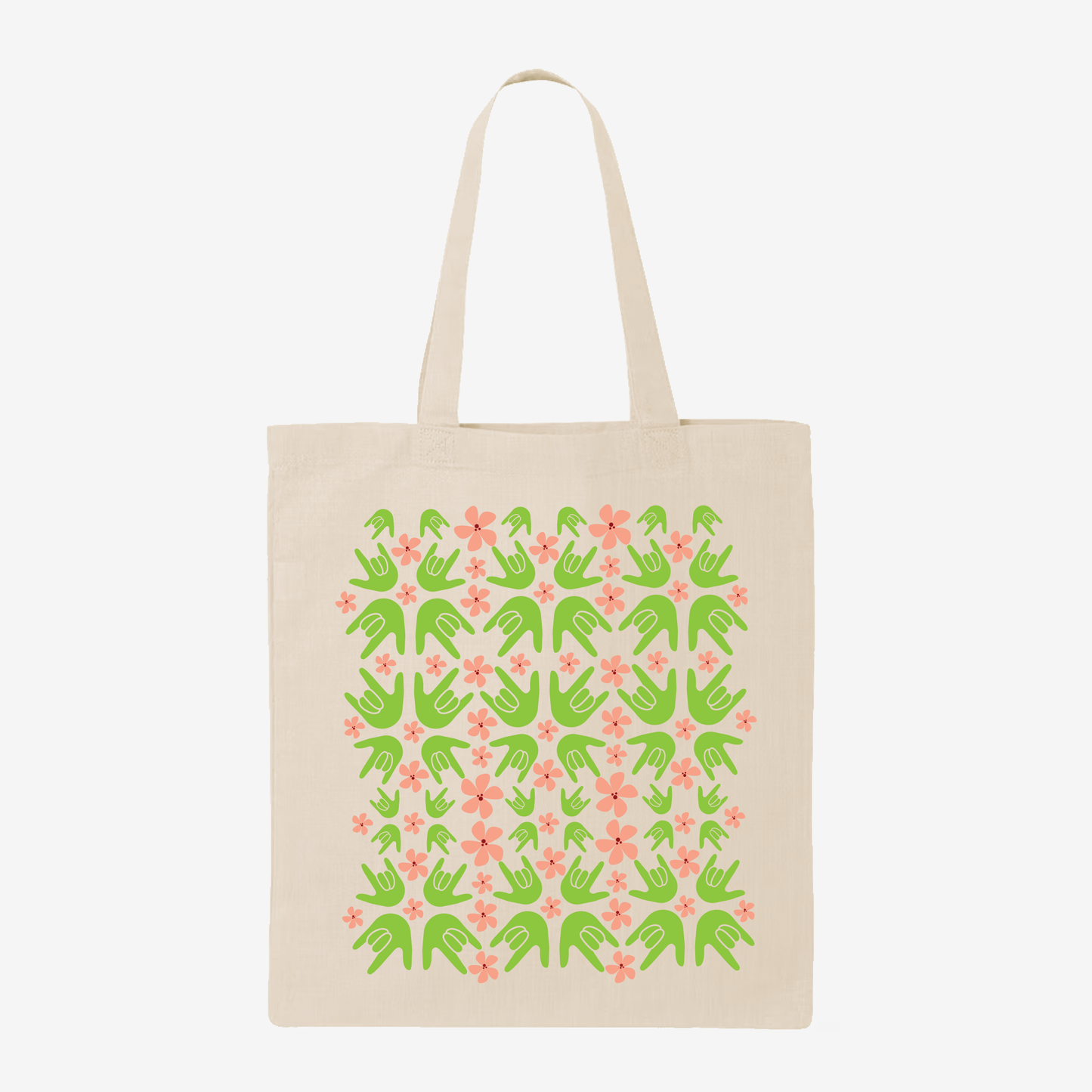 Flowers ILY Tote Bag