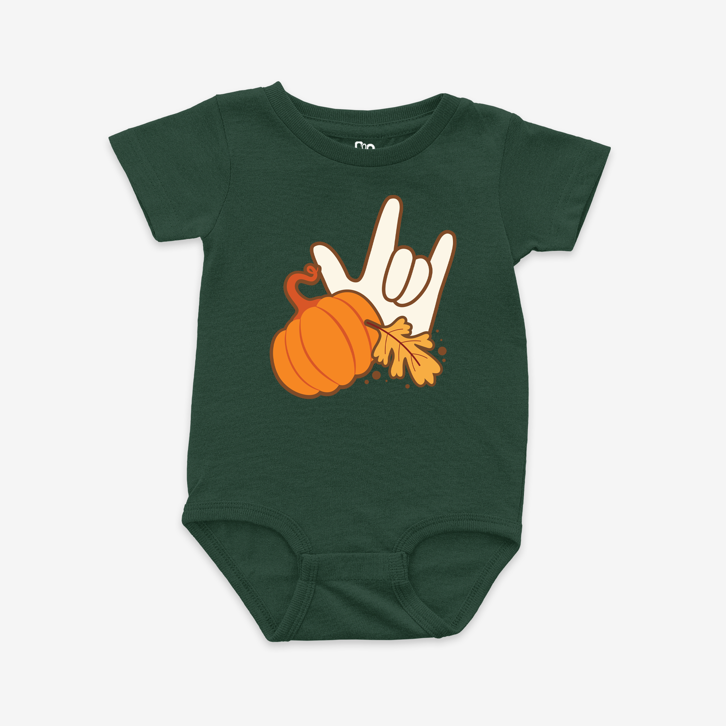 Pumpkin & ILY Onesie Tee