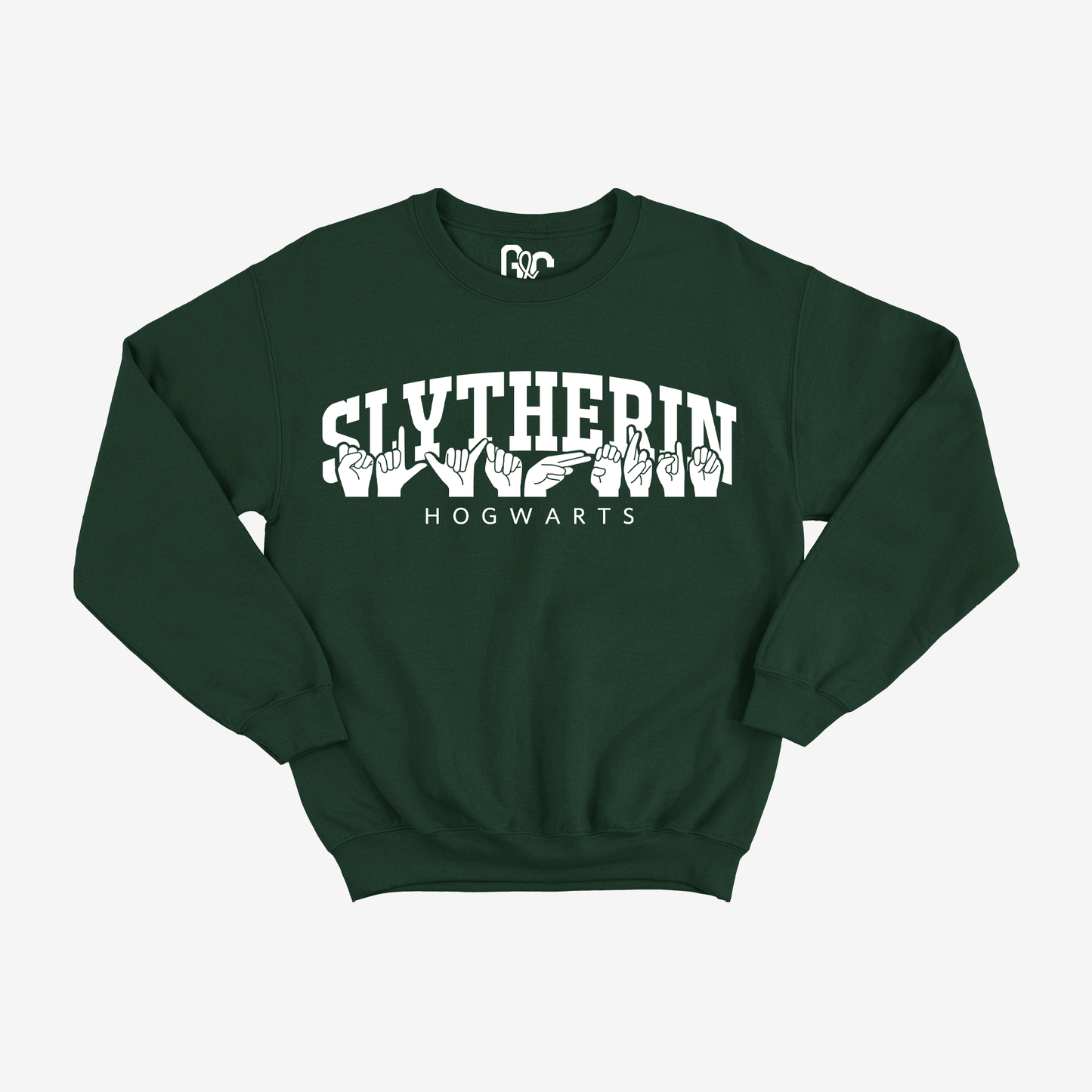 Slytherin Hogwarts Crewneck