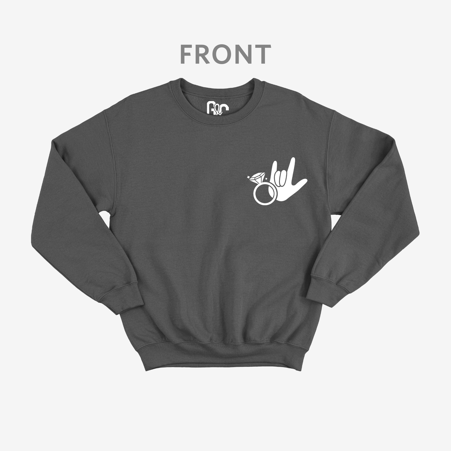 Here comes the bride Crewneck