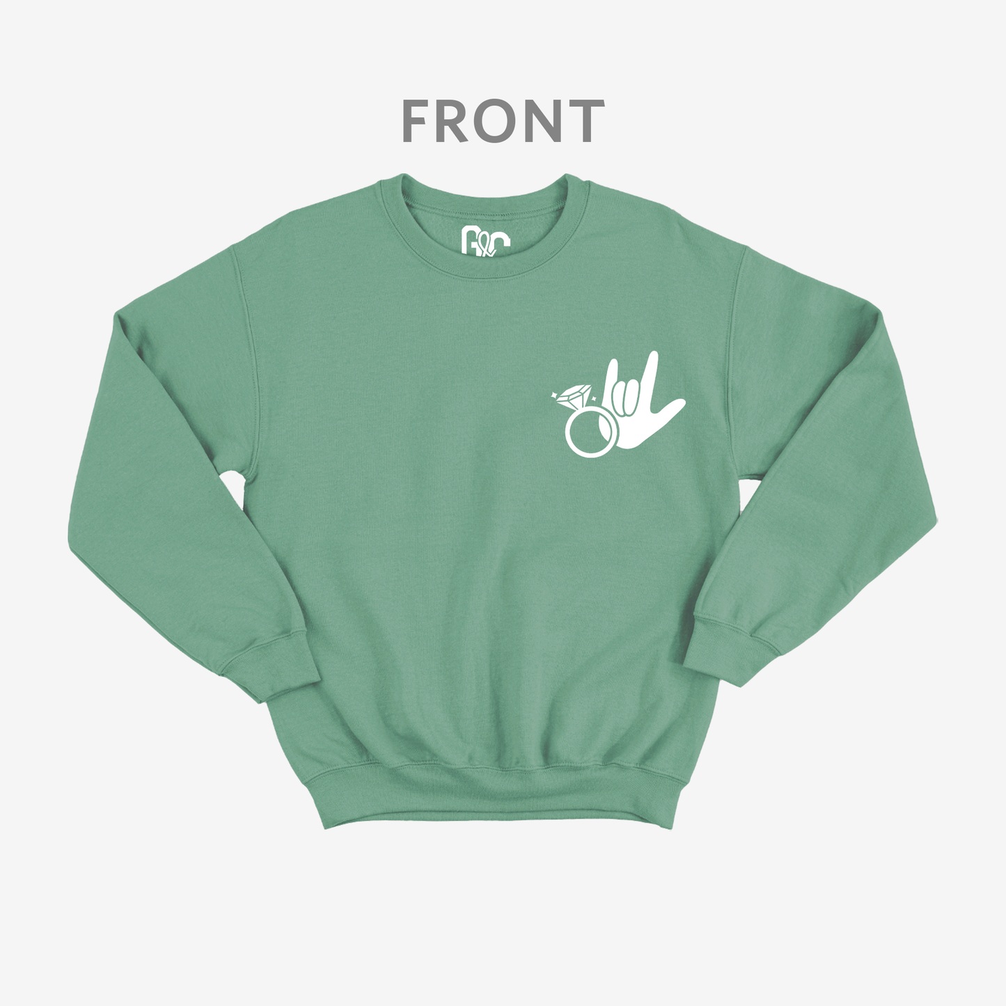 Here comes the bride Crewneck