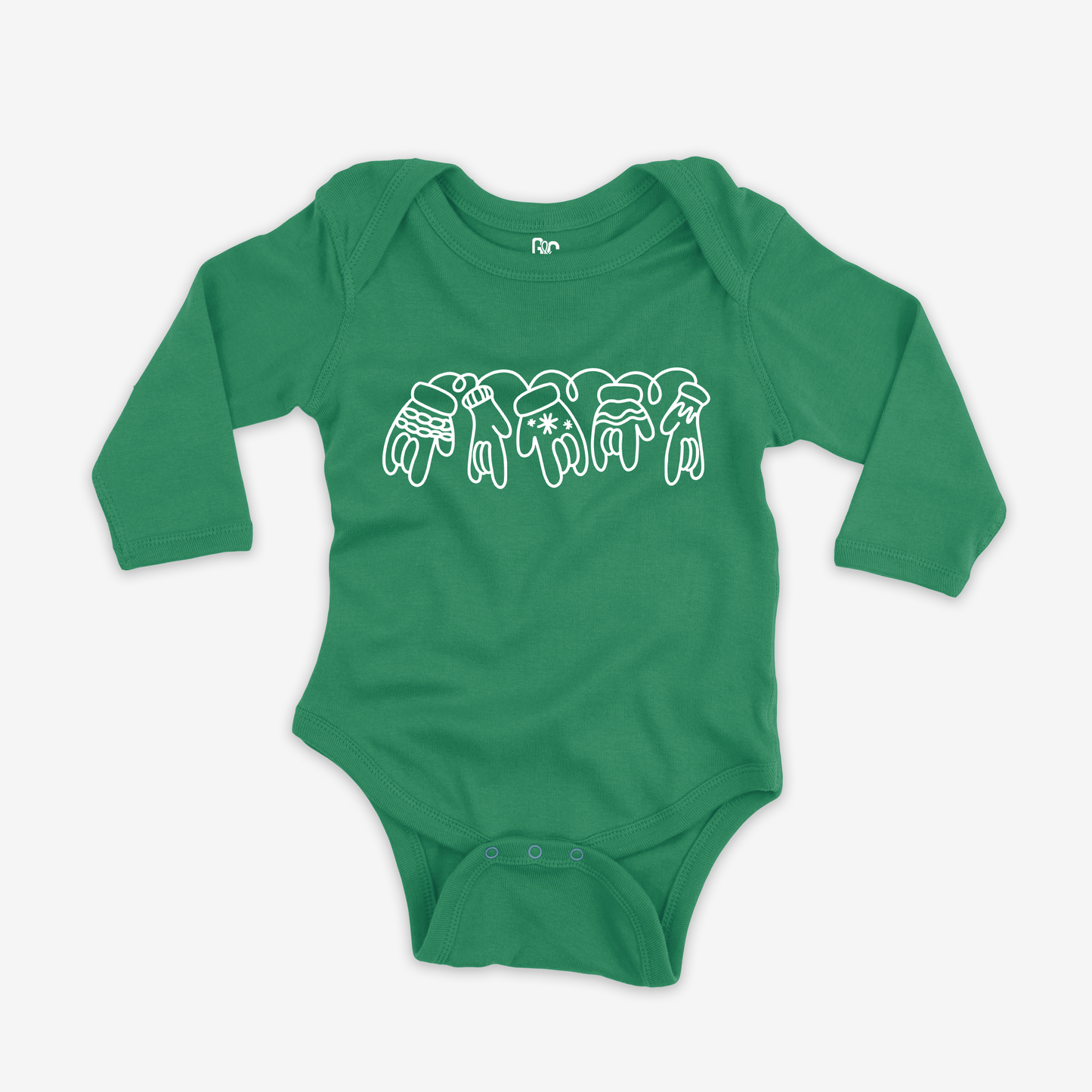ILY Mittens Onesie Sleeve