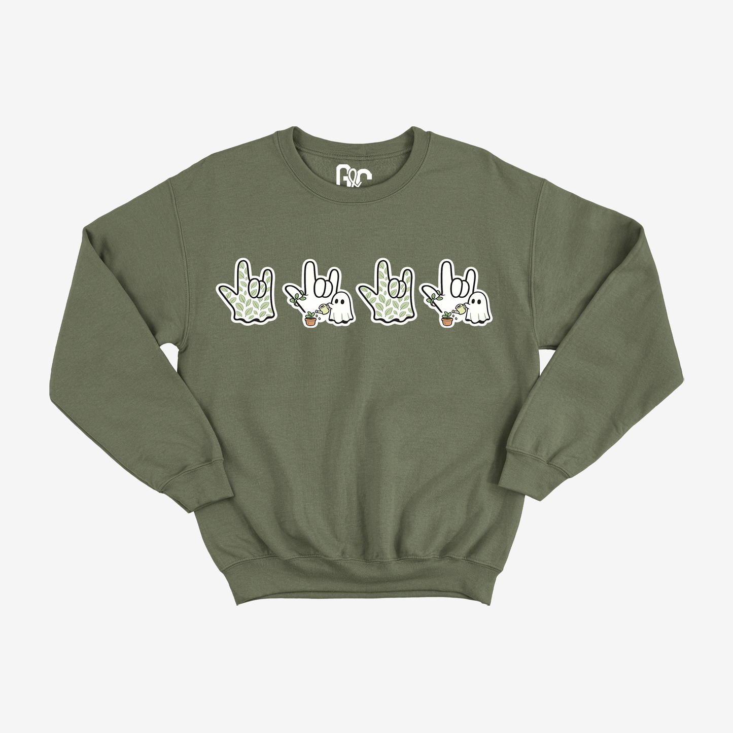 Plant Ghost ILY Crewneck