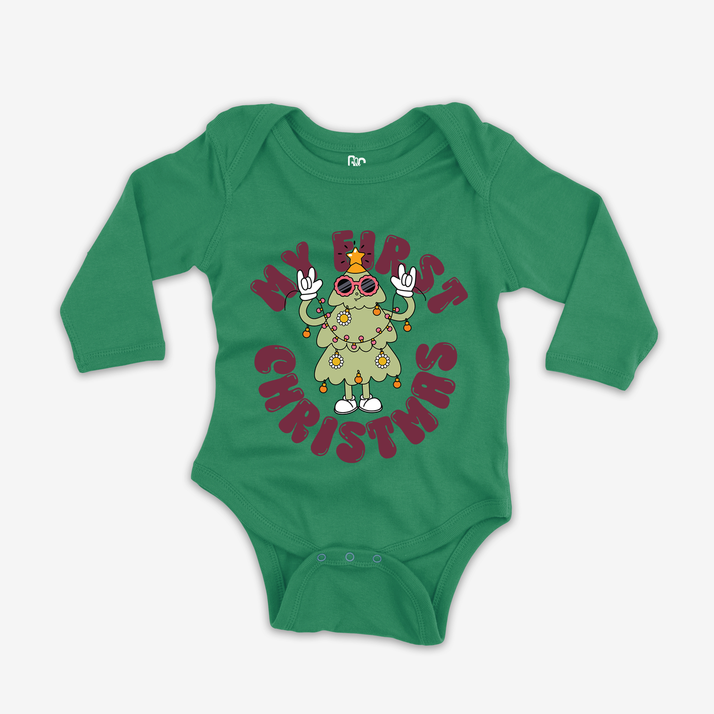 My First Christmas Onesie Sleeve