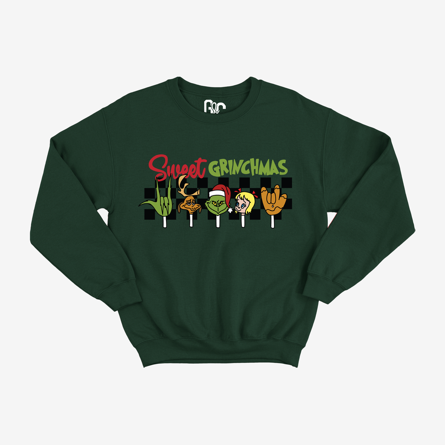 Sweet Grinchmas Youth Crewneck