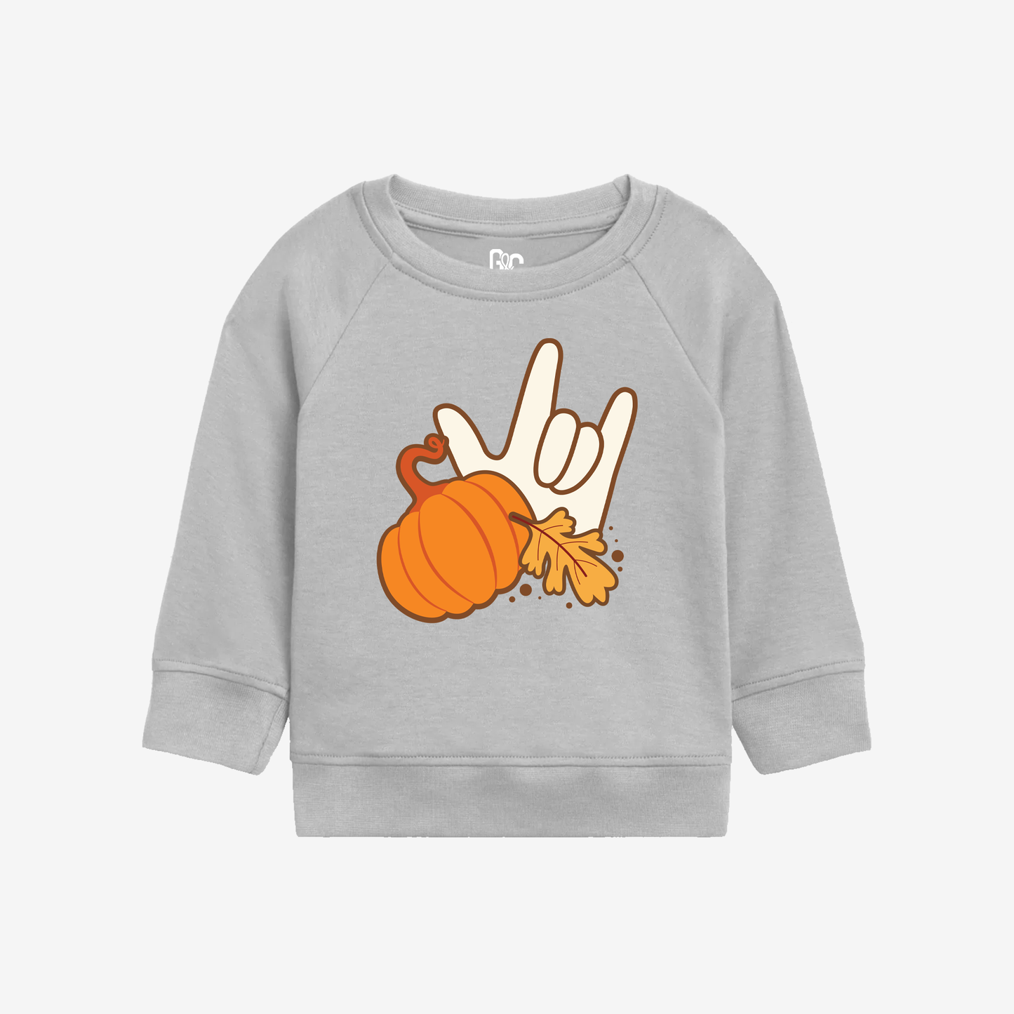 Pumpkin & ILY Toddler Crewneck