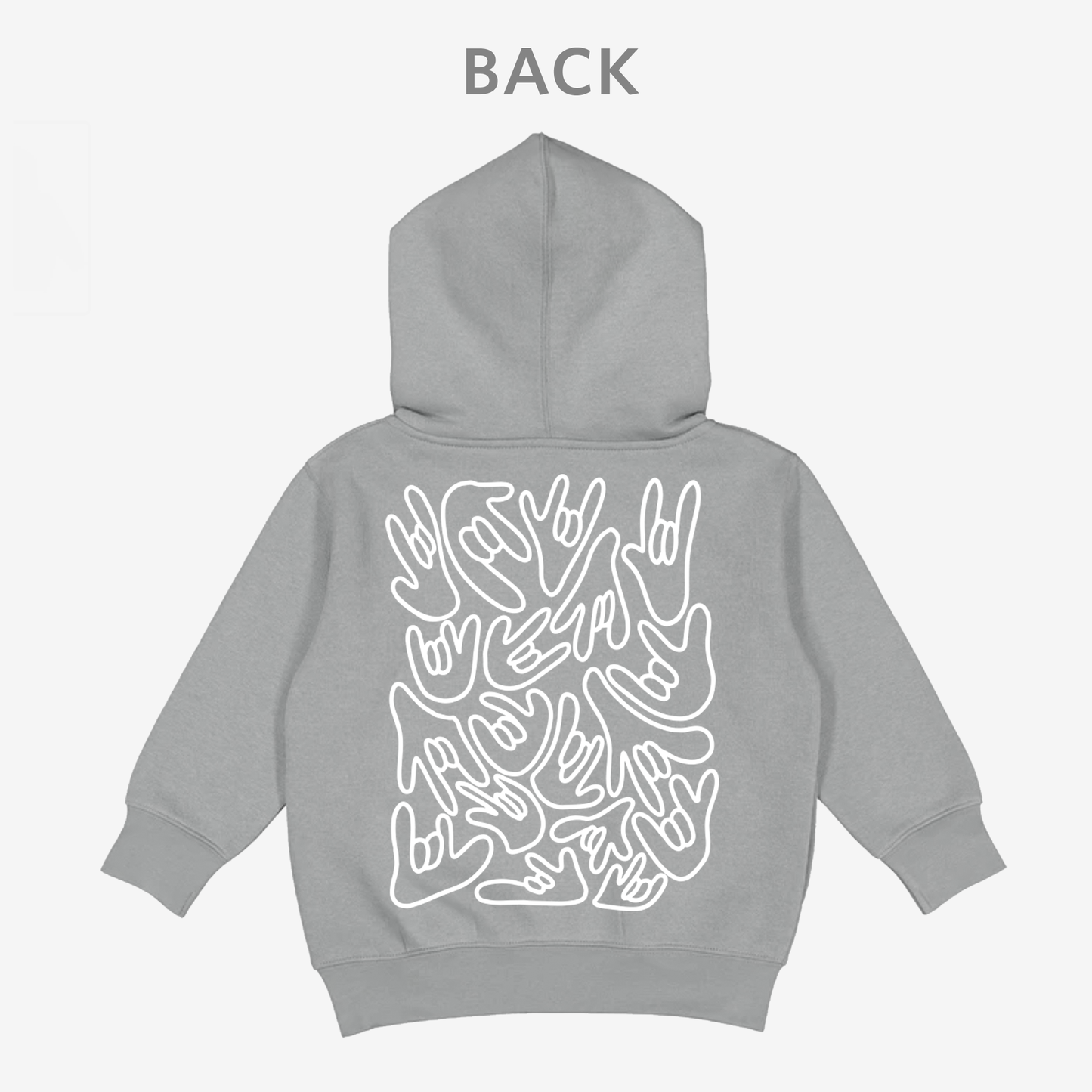 I Love You Toddler Hoodie
