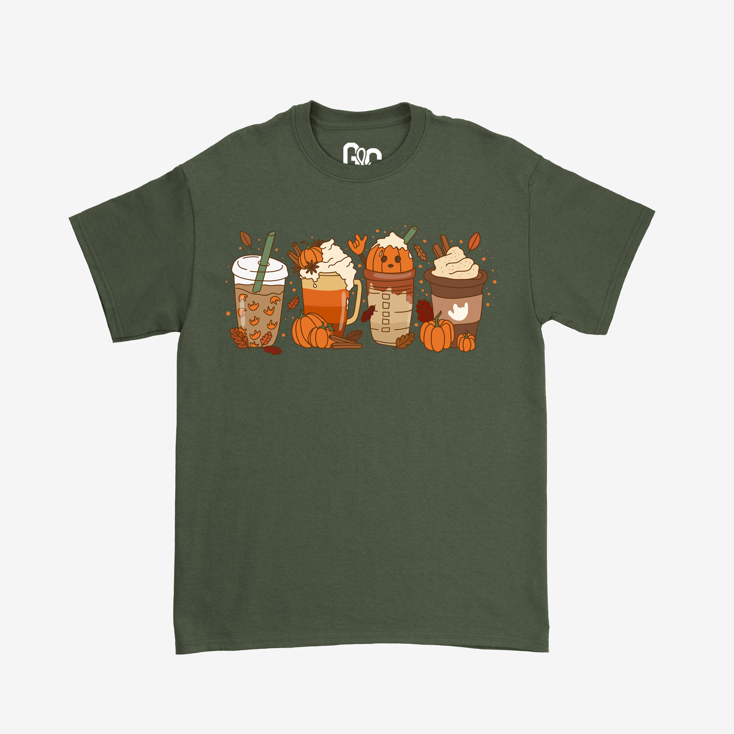 Fall Coffee Latte Tee