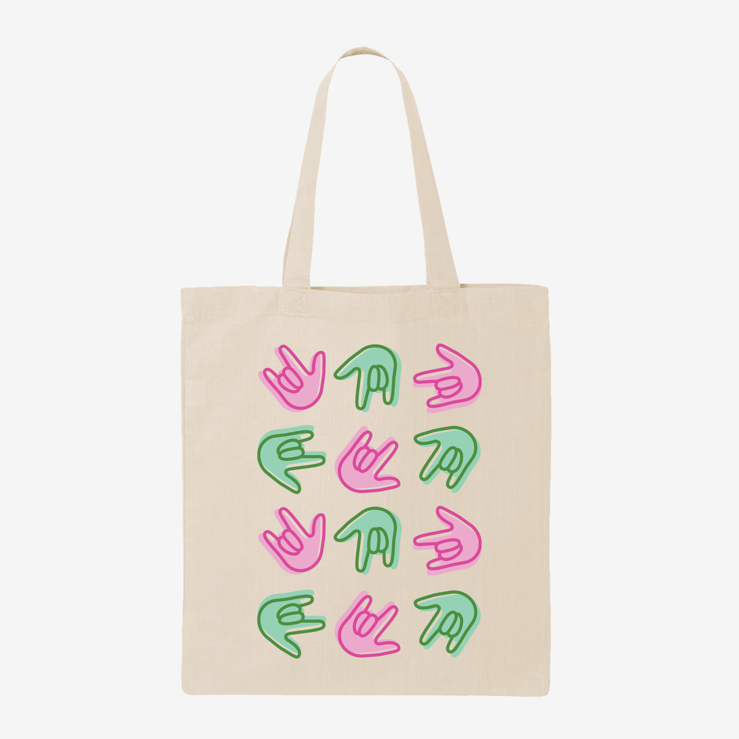 Double ILY Tote Bag