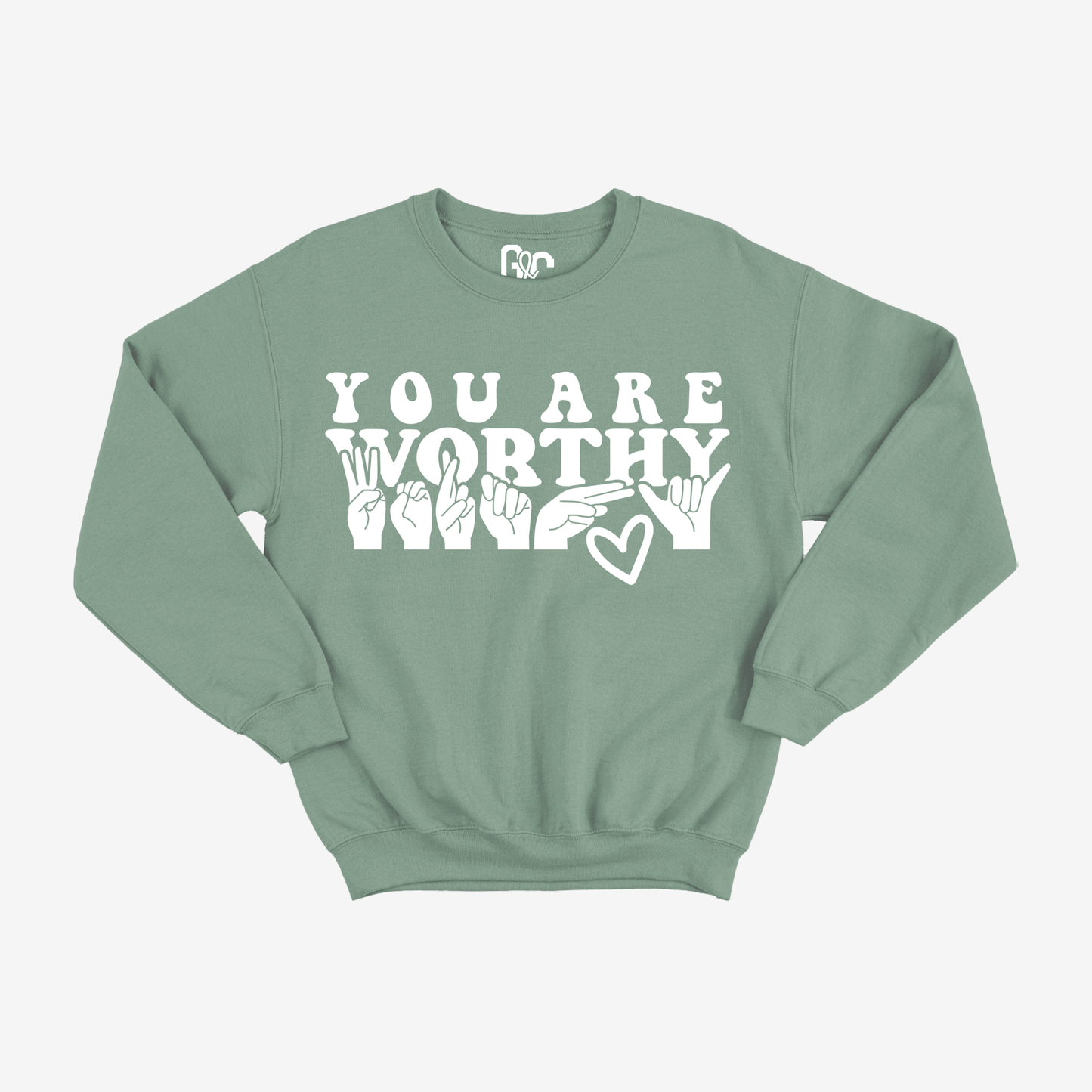 You are worthy Crewneck
