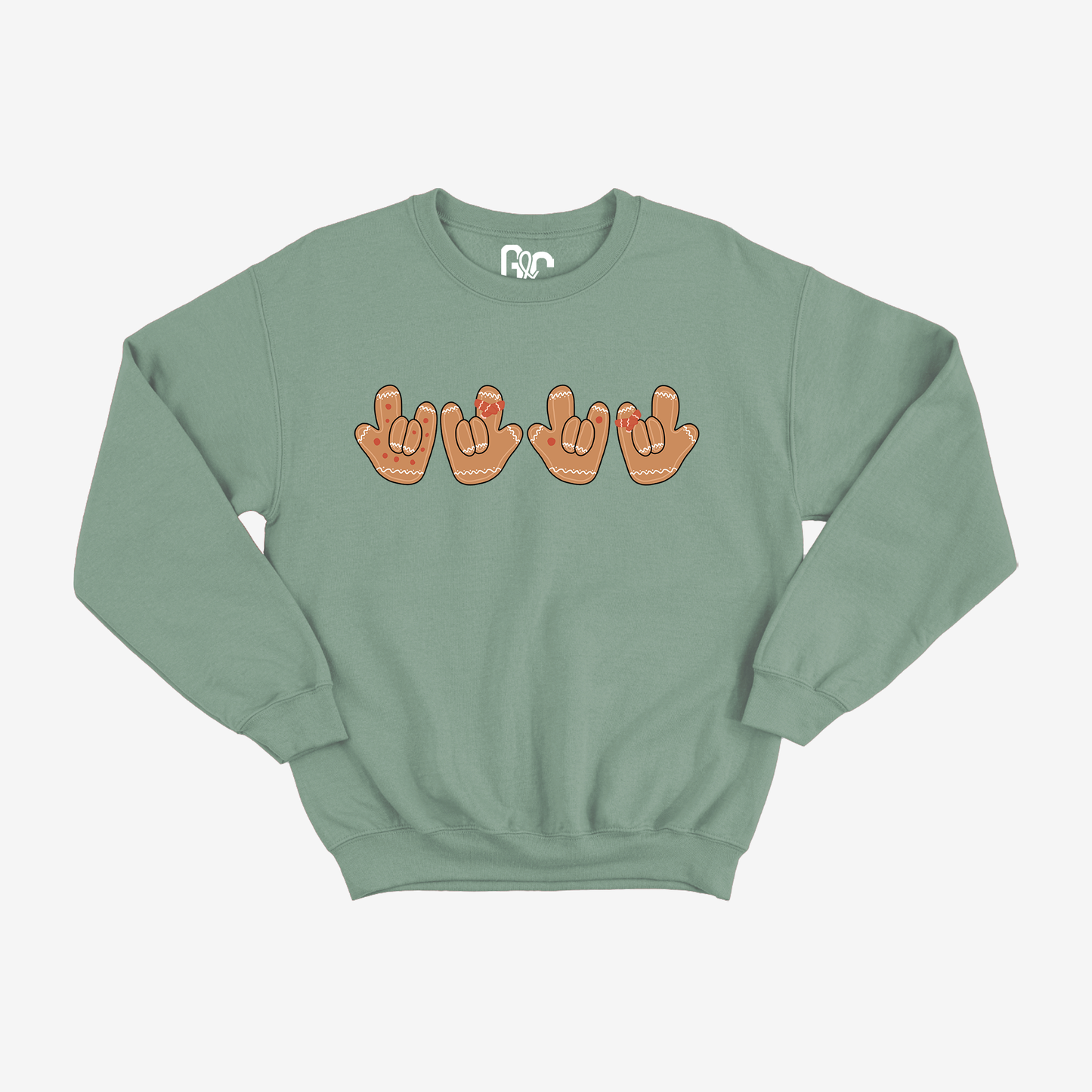 Gingerbread ILY Crewneck