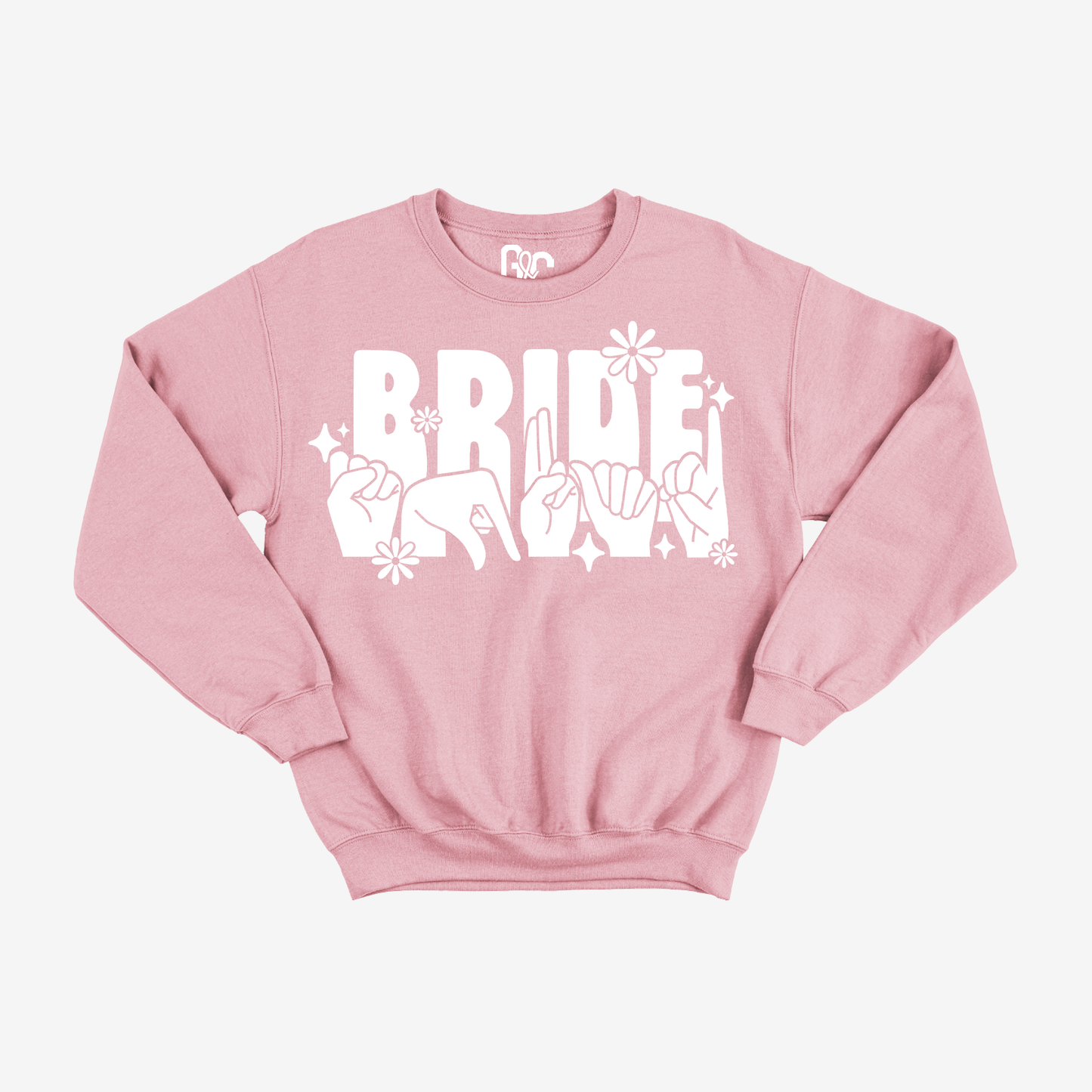 Bride Squad Flower Crewneck