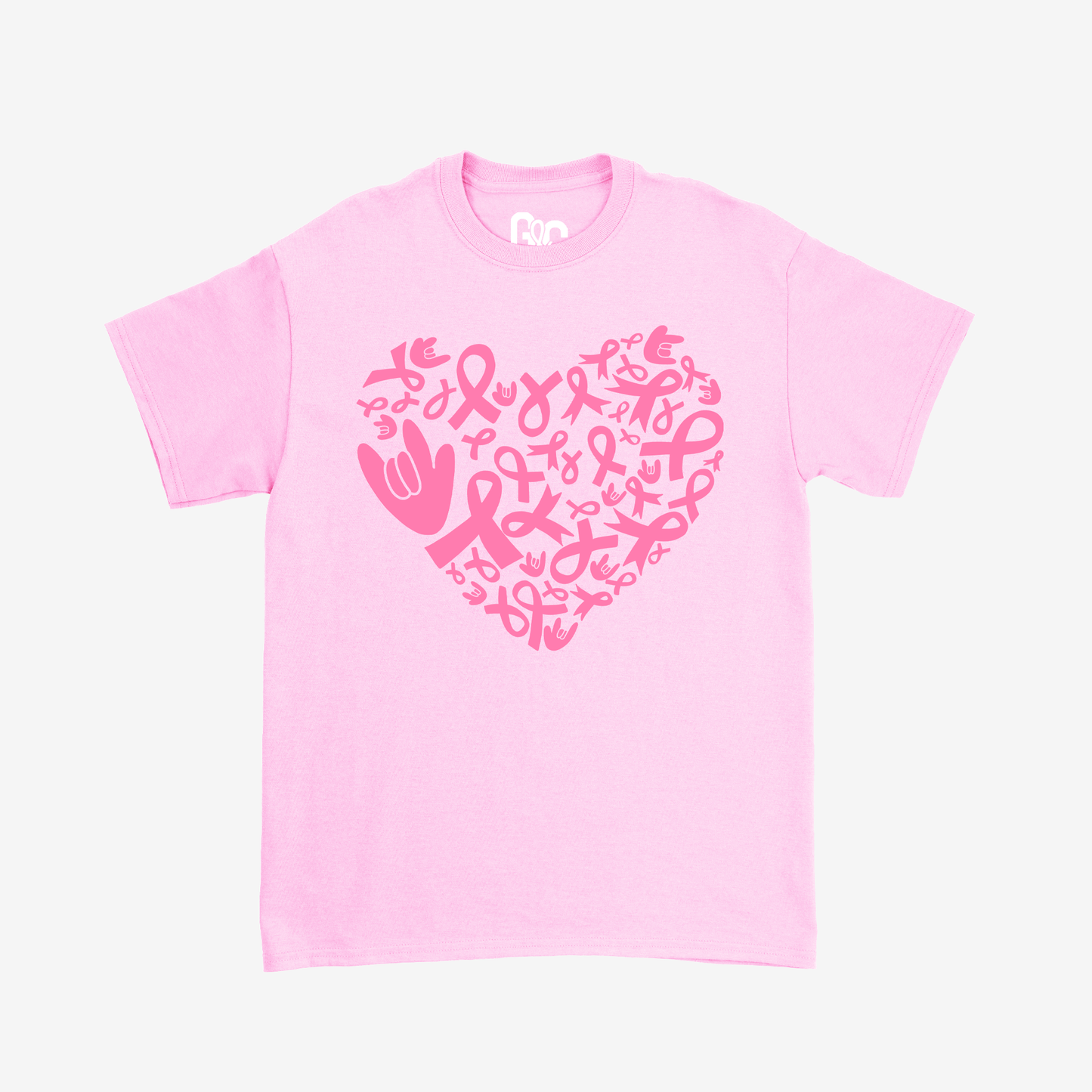 Breast Cancer Heart Tee