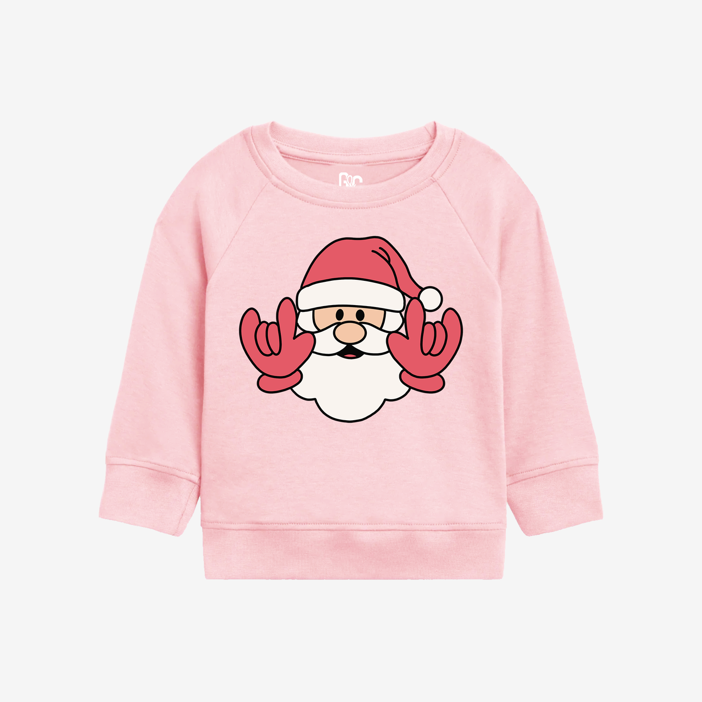 Santa ILY Toddler Crewneck