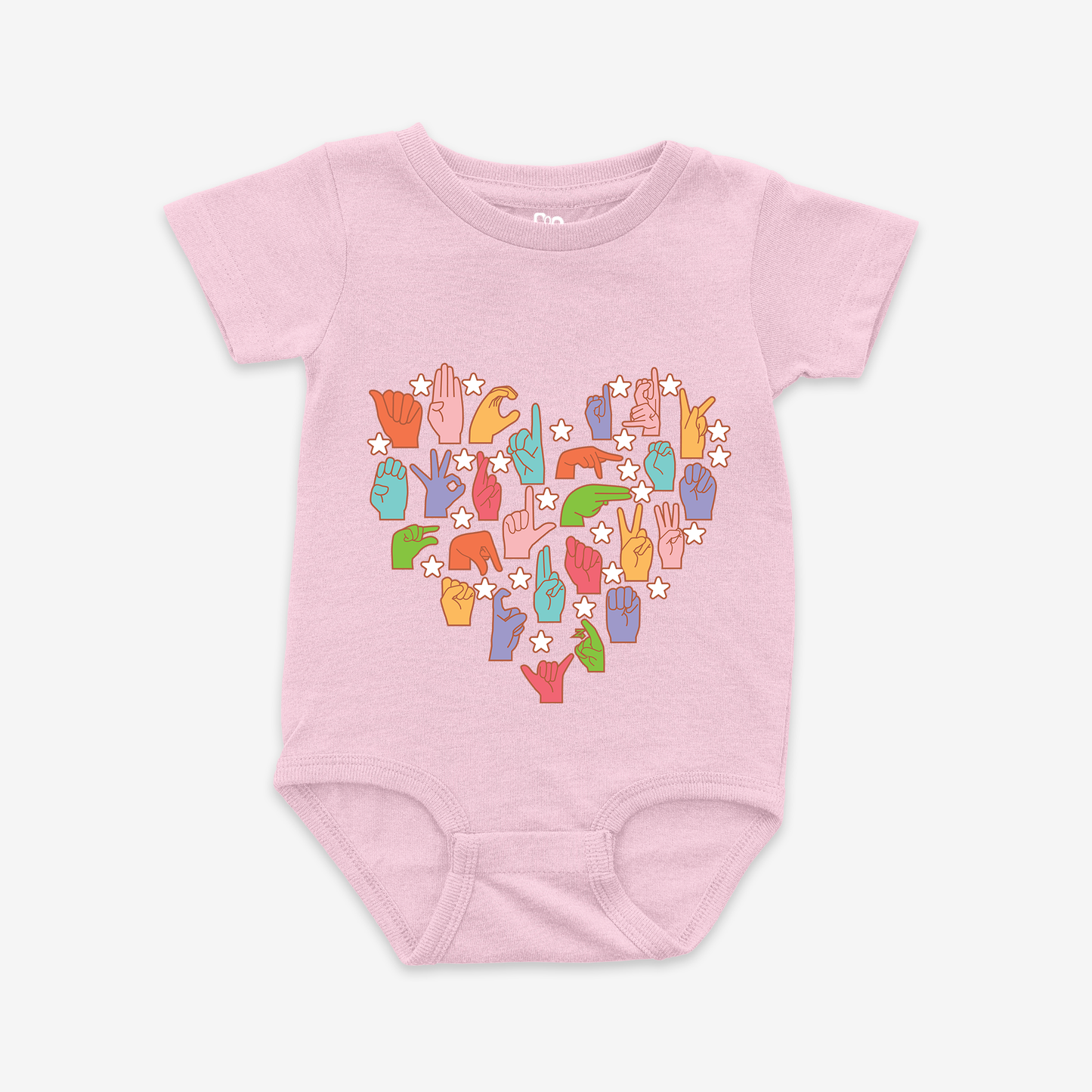 Heart of Alphabet Onesie Tee