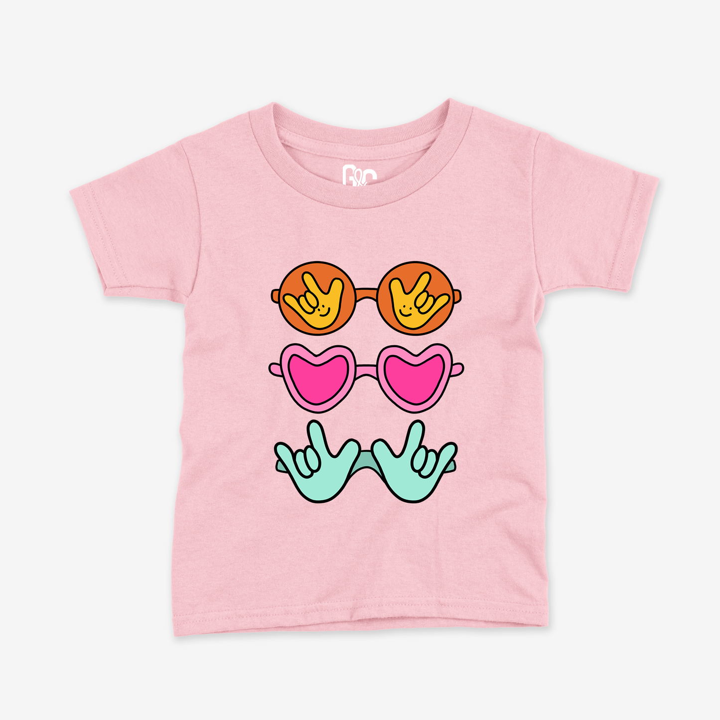 Summer Sunglass ILY Toddler Tee