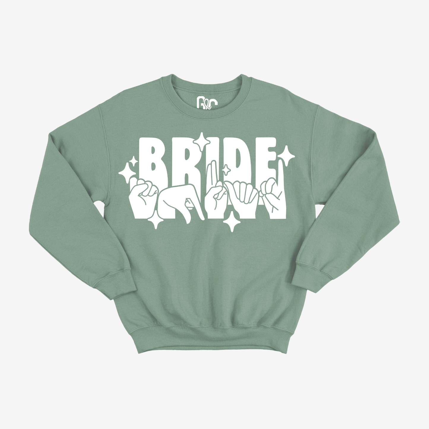 Bride Squad Sparkle Crewneck