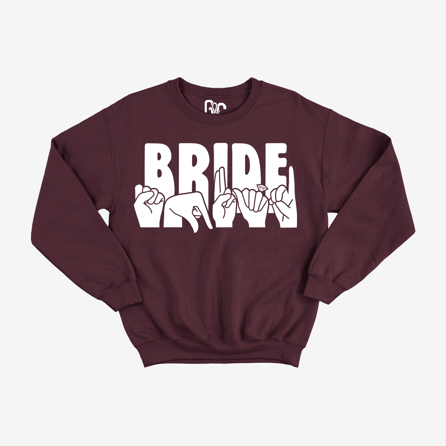 Bride Squad Dimond Crewneck