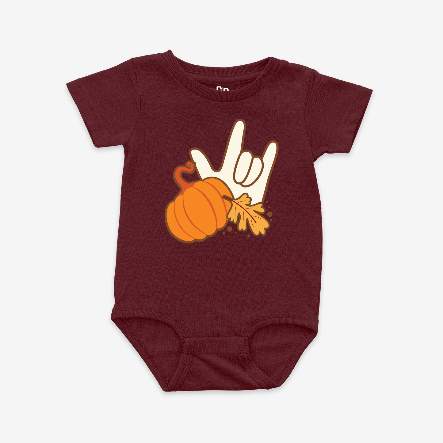 Pumpkin & ILY Onesie Tee