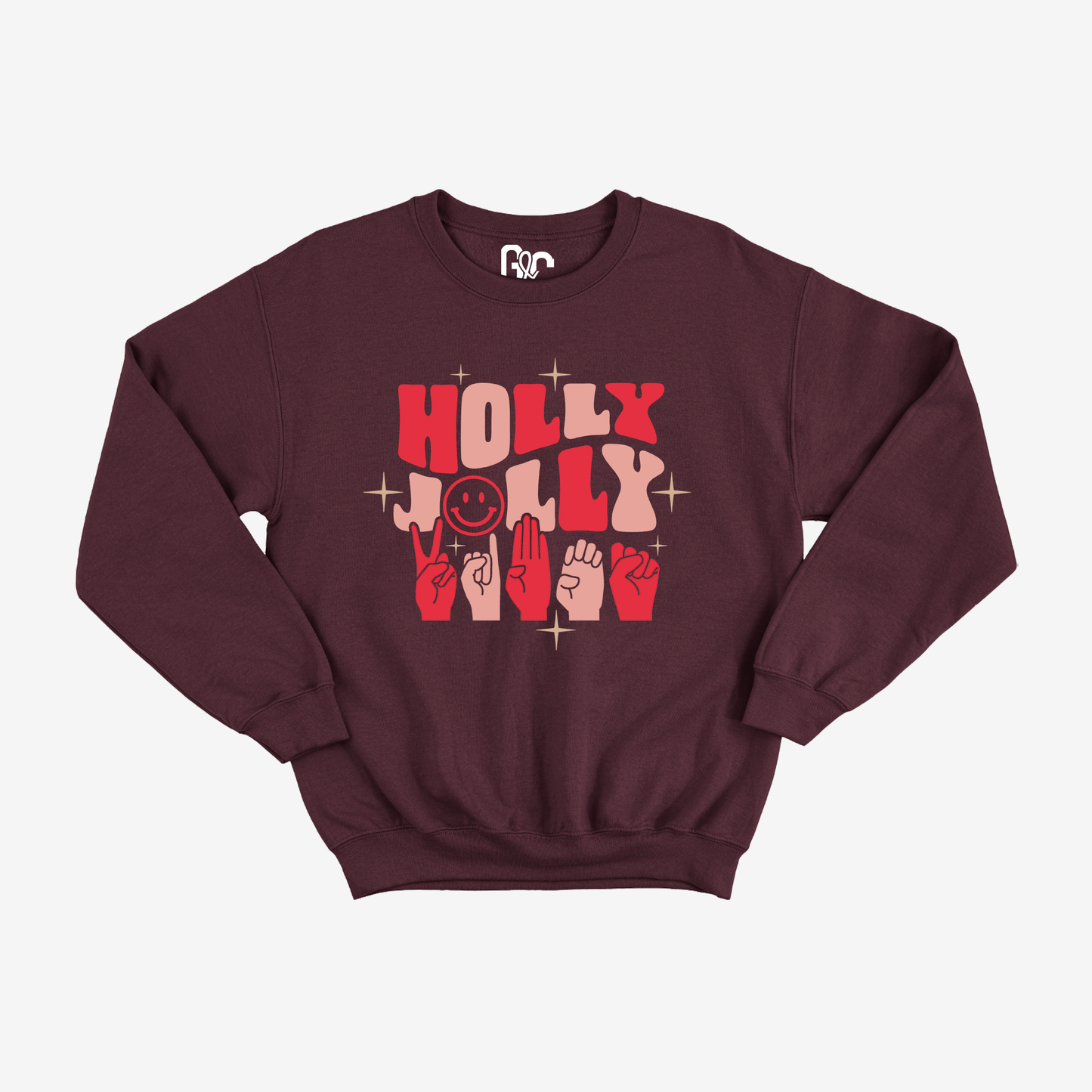 Holly Jolly Vibes Crewneck