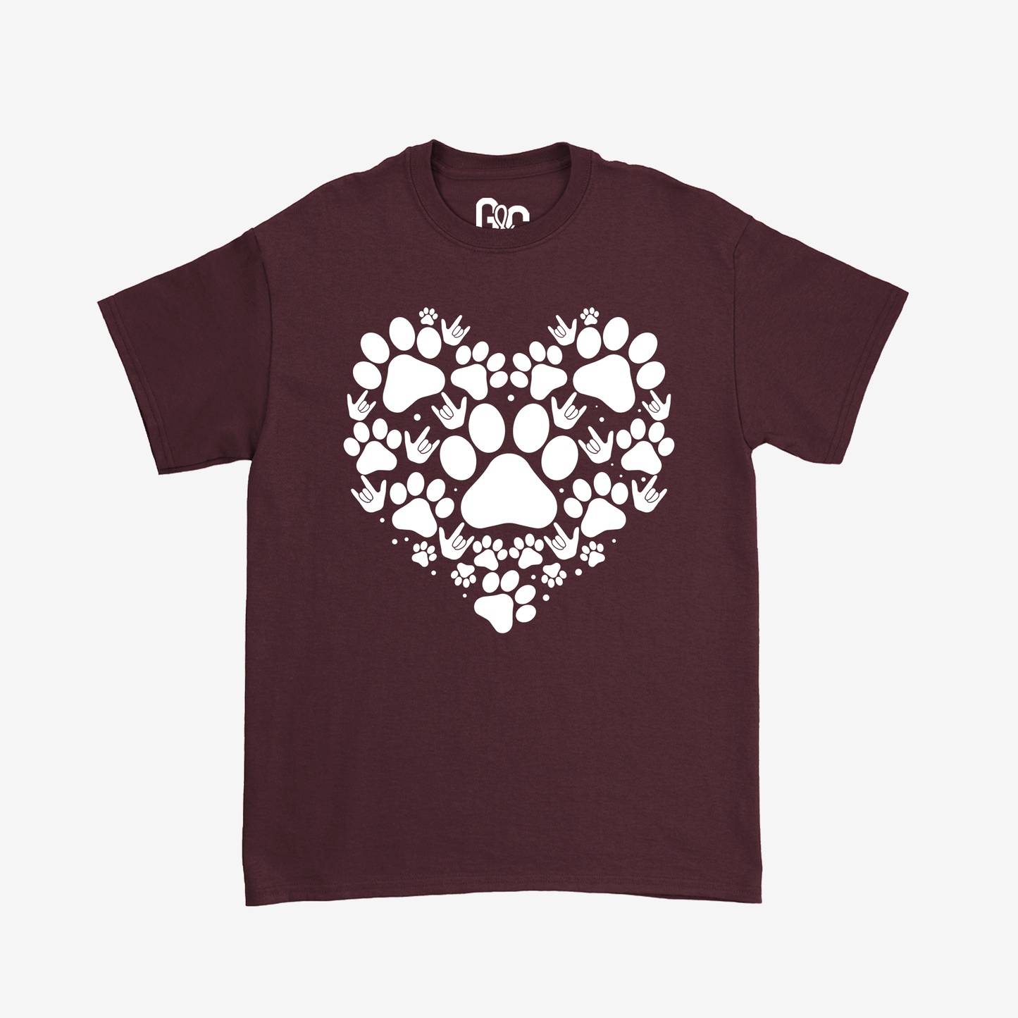 Paw ILY Doodle Tee