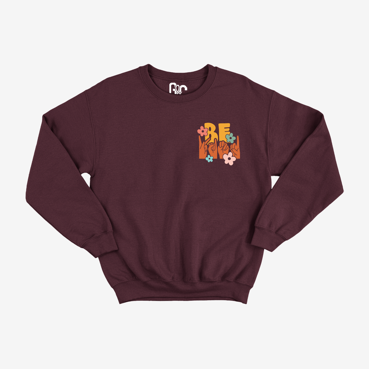Be Kind Pocket Youth Crewneck