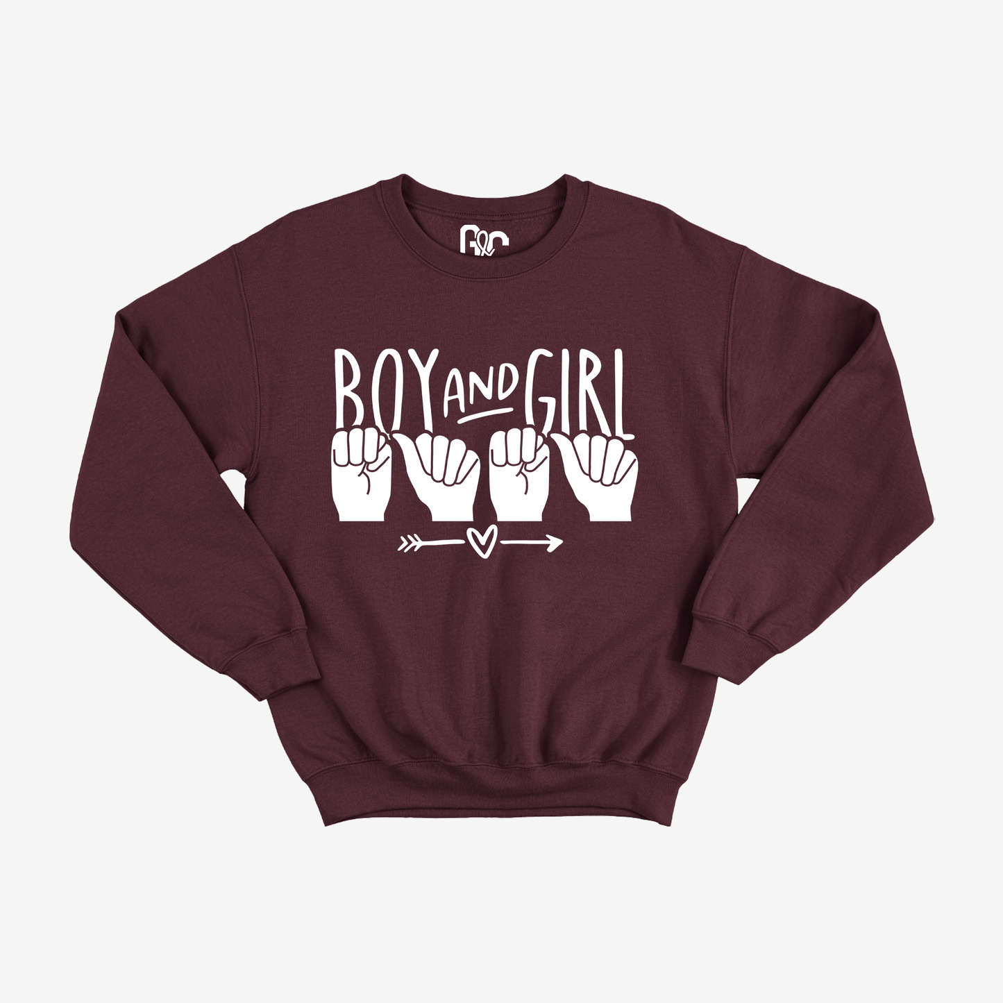 Boy and Girl Mama Crewneck