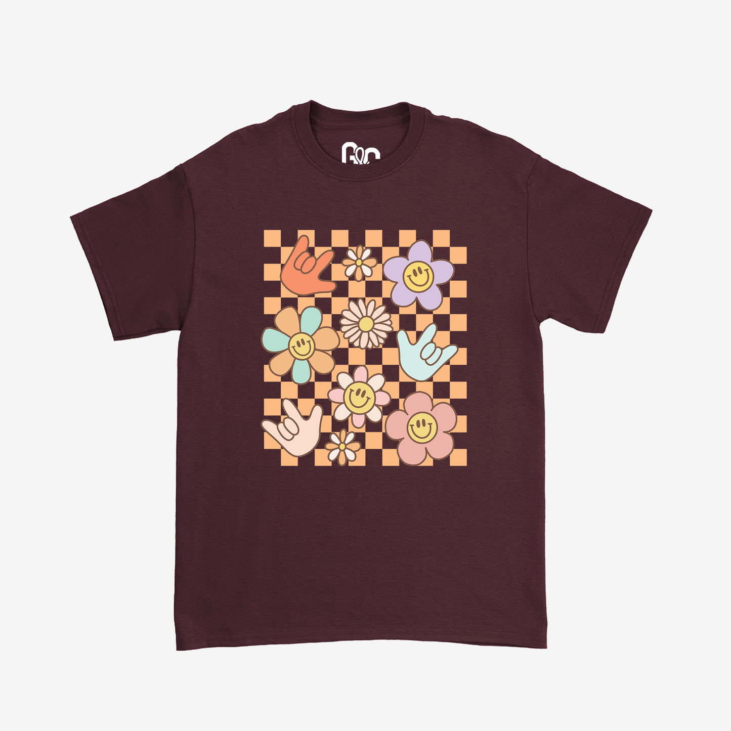 Daisy ILY Checkered Youth Tee