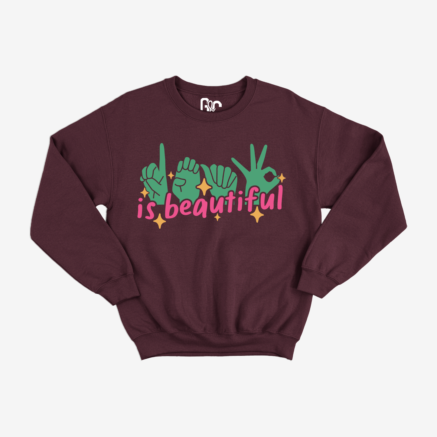 Deaf is Beautiful Crewneck