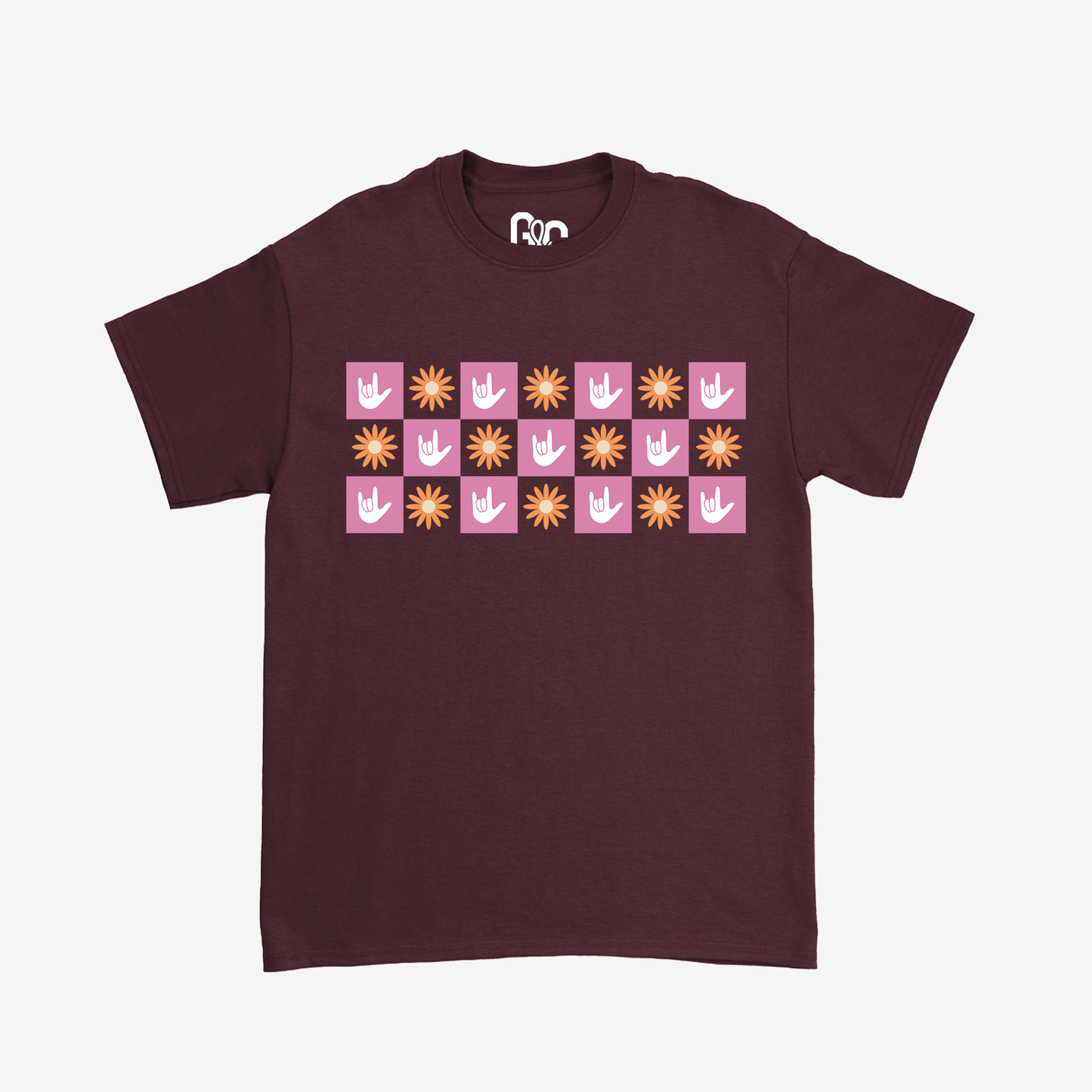 Spring Checkered ILY Youth Tee