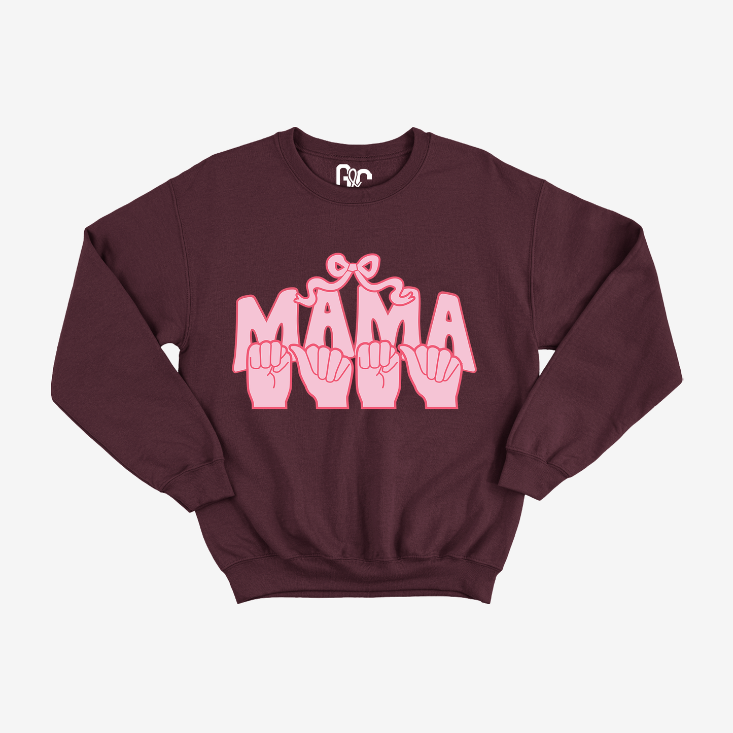 Pink Coquette Mama Crewneck