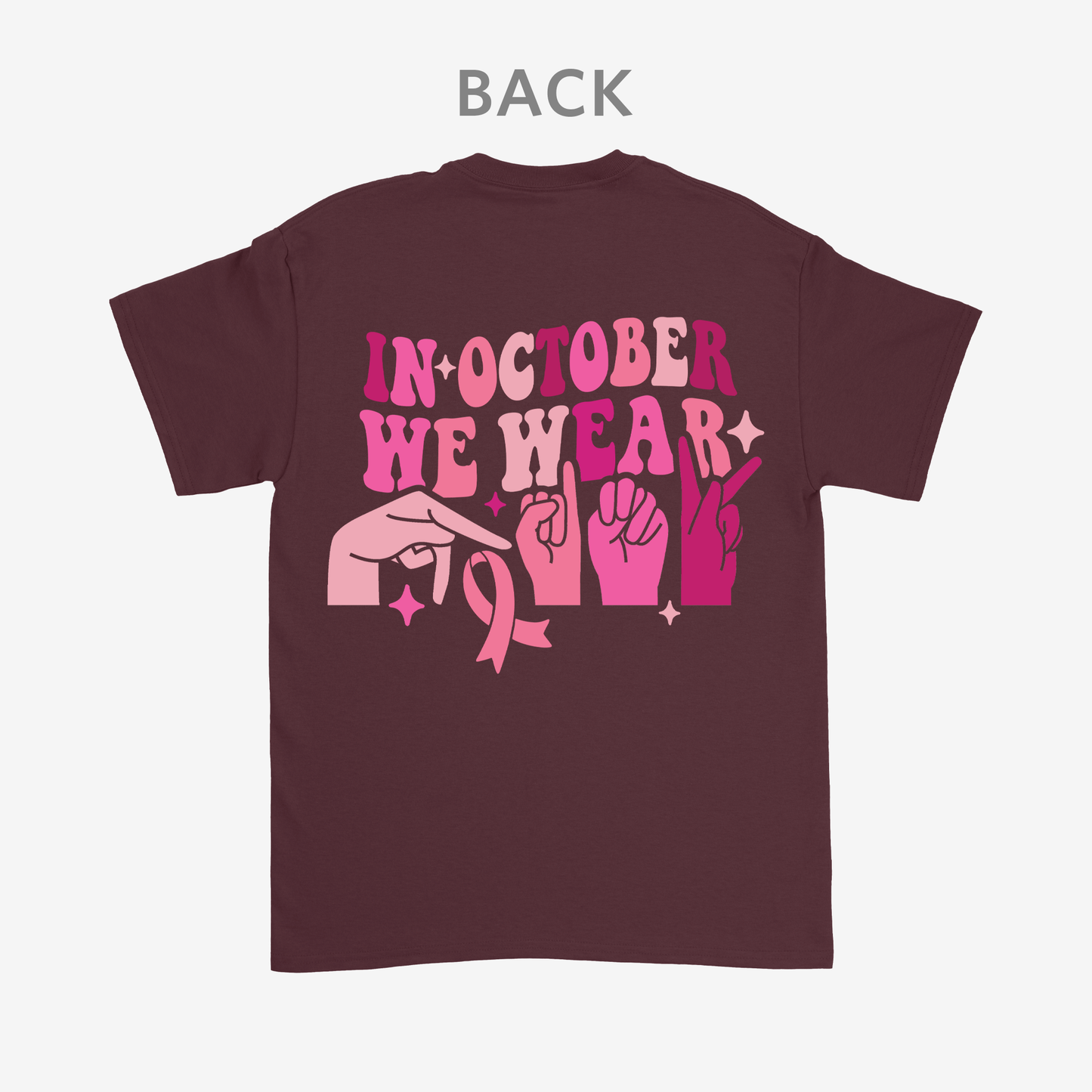 In October we wear pink Tee