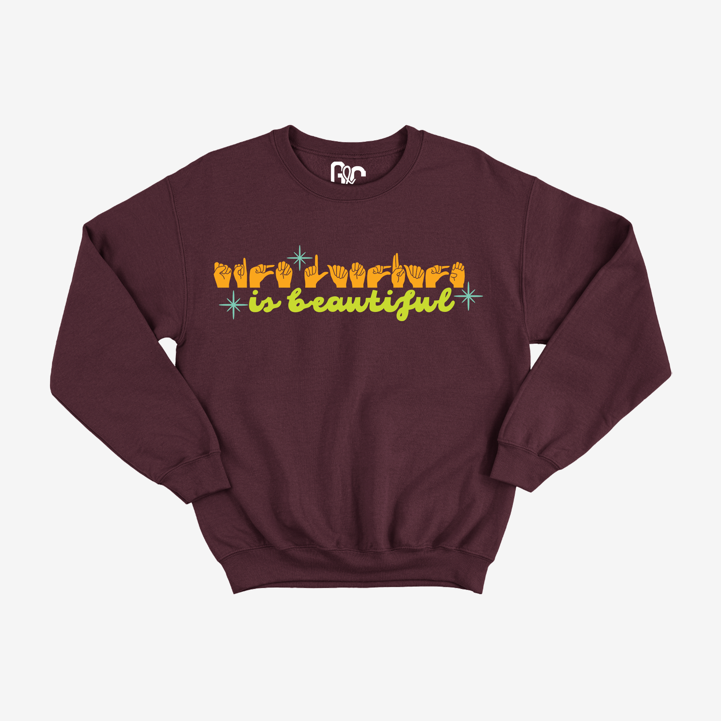 Sign Language is Beautiful Crewneck