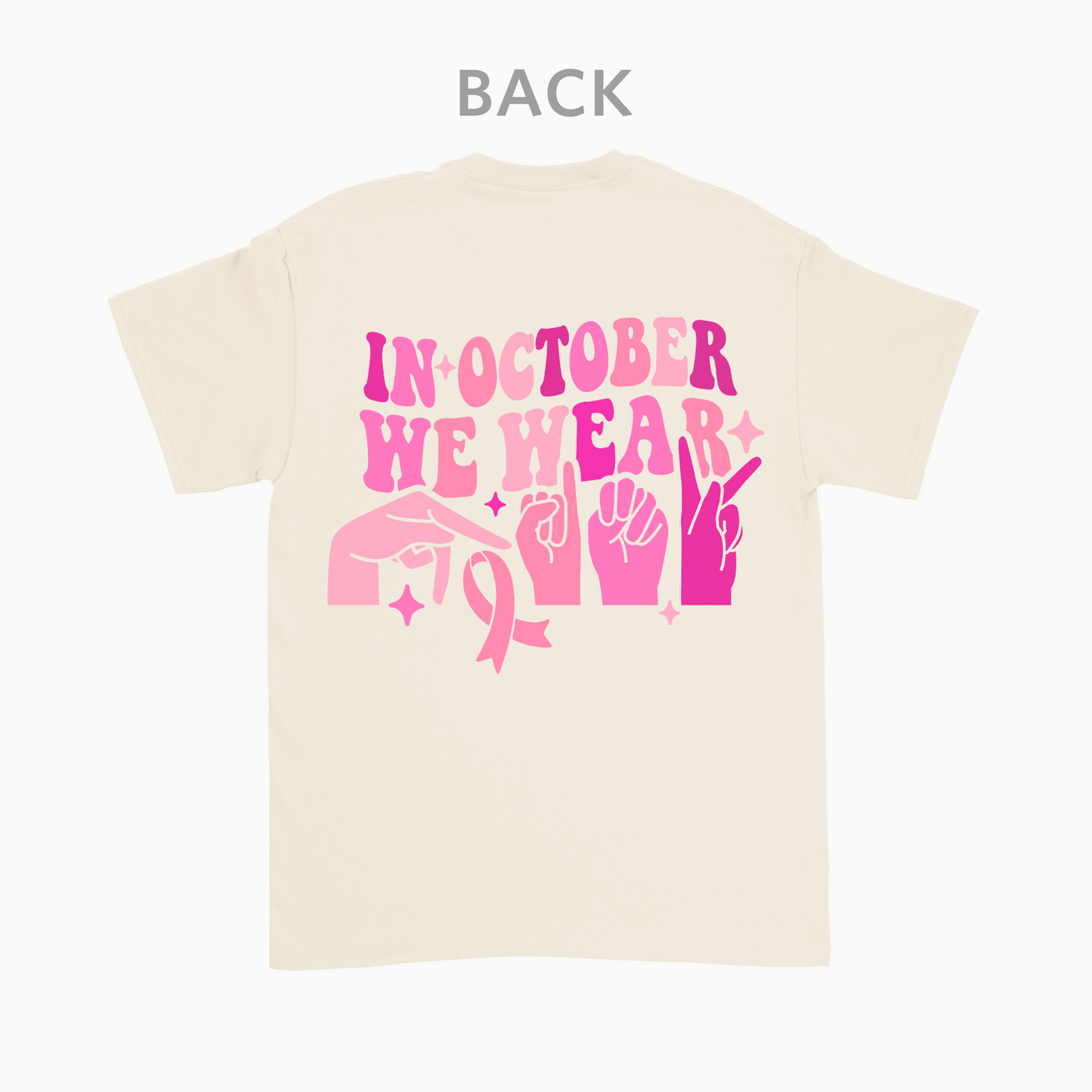 In October we wear pink Tee