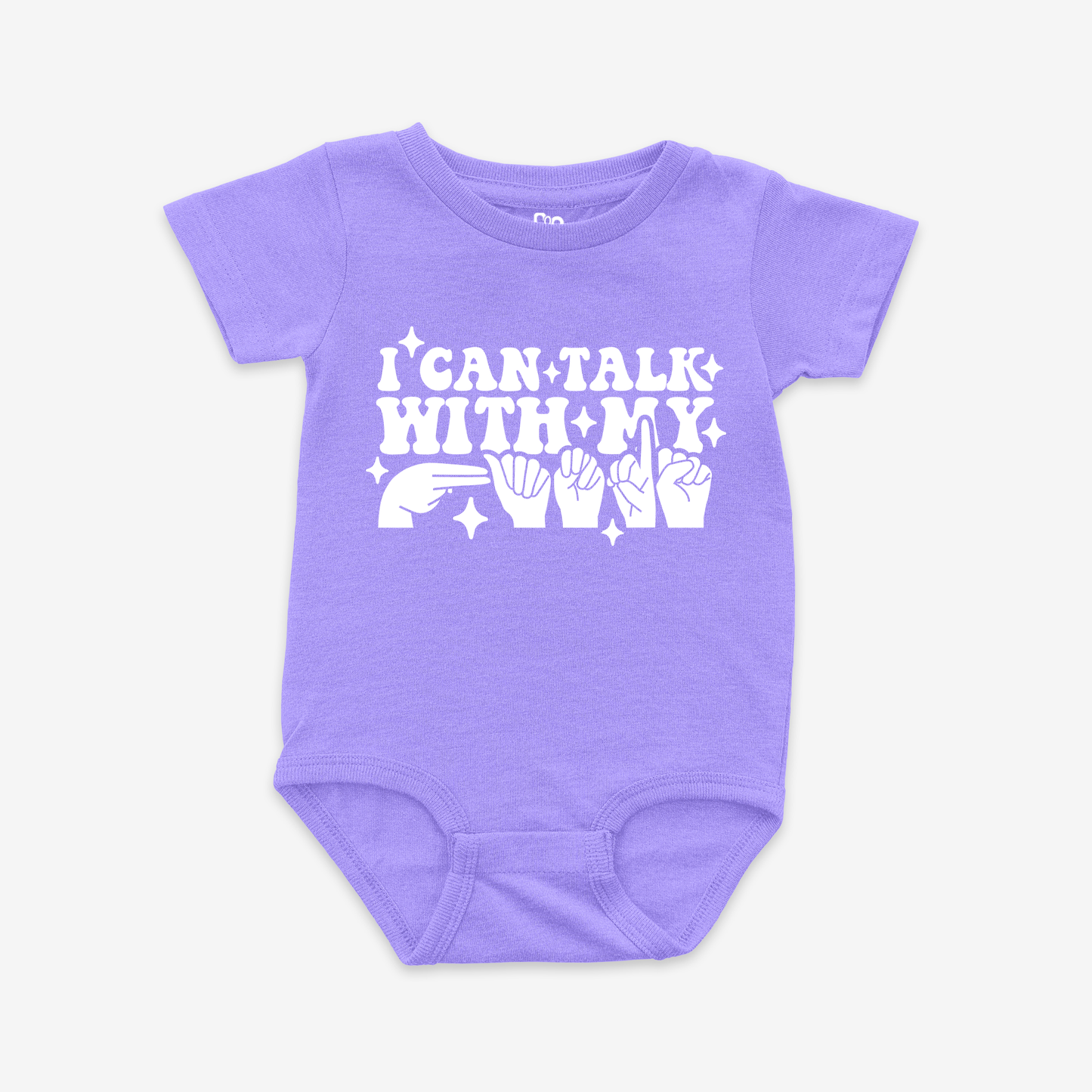 I Can Talk With My Hands Onesie Tee