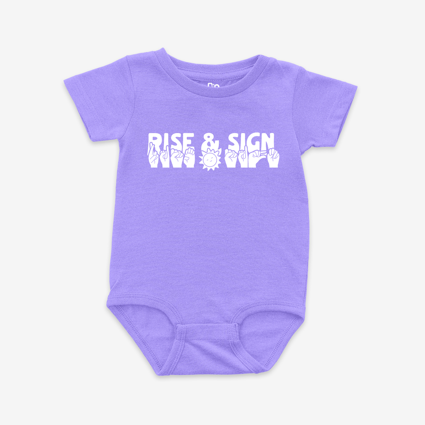 Rise & Sign Onesie Tee