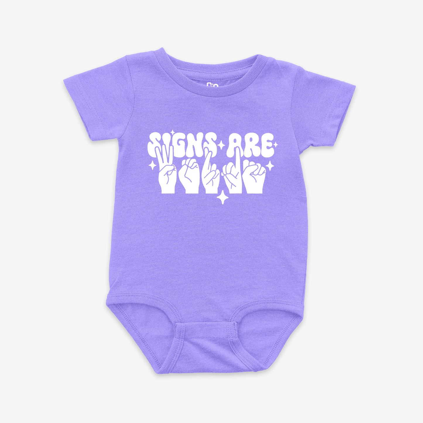 Sign Are Words Onesie Tee