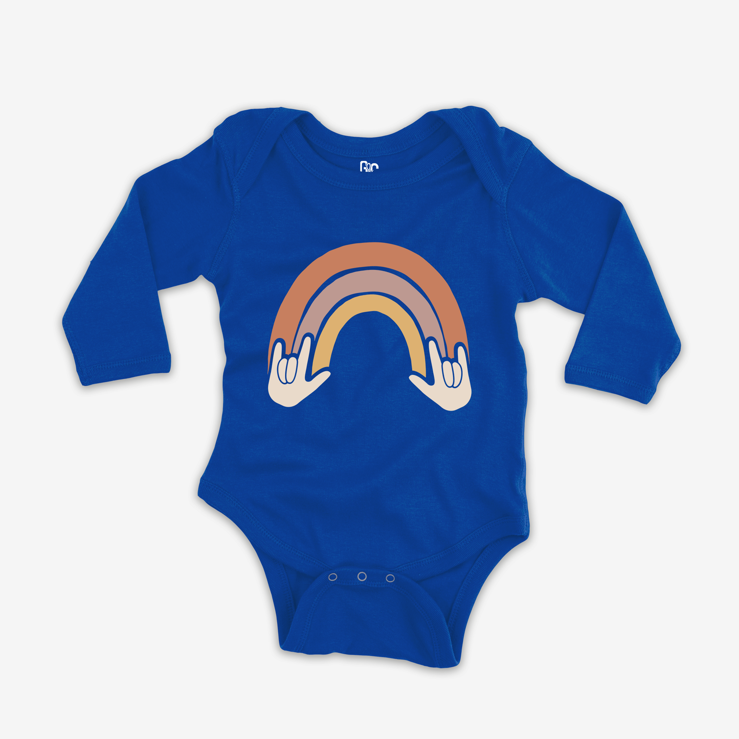 Rainbow & ILY Onesie Sleeve