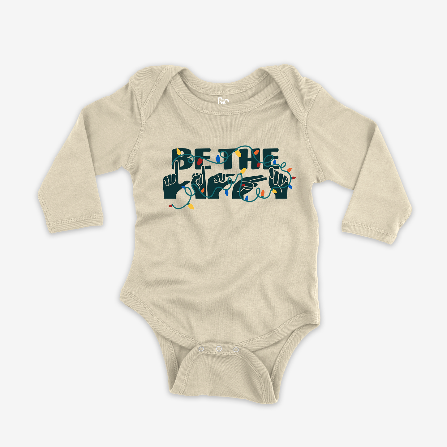 Be The Light Onesie Sleeve