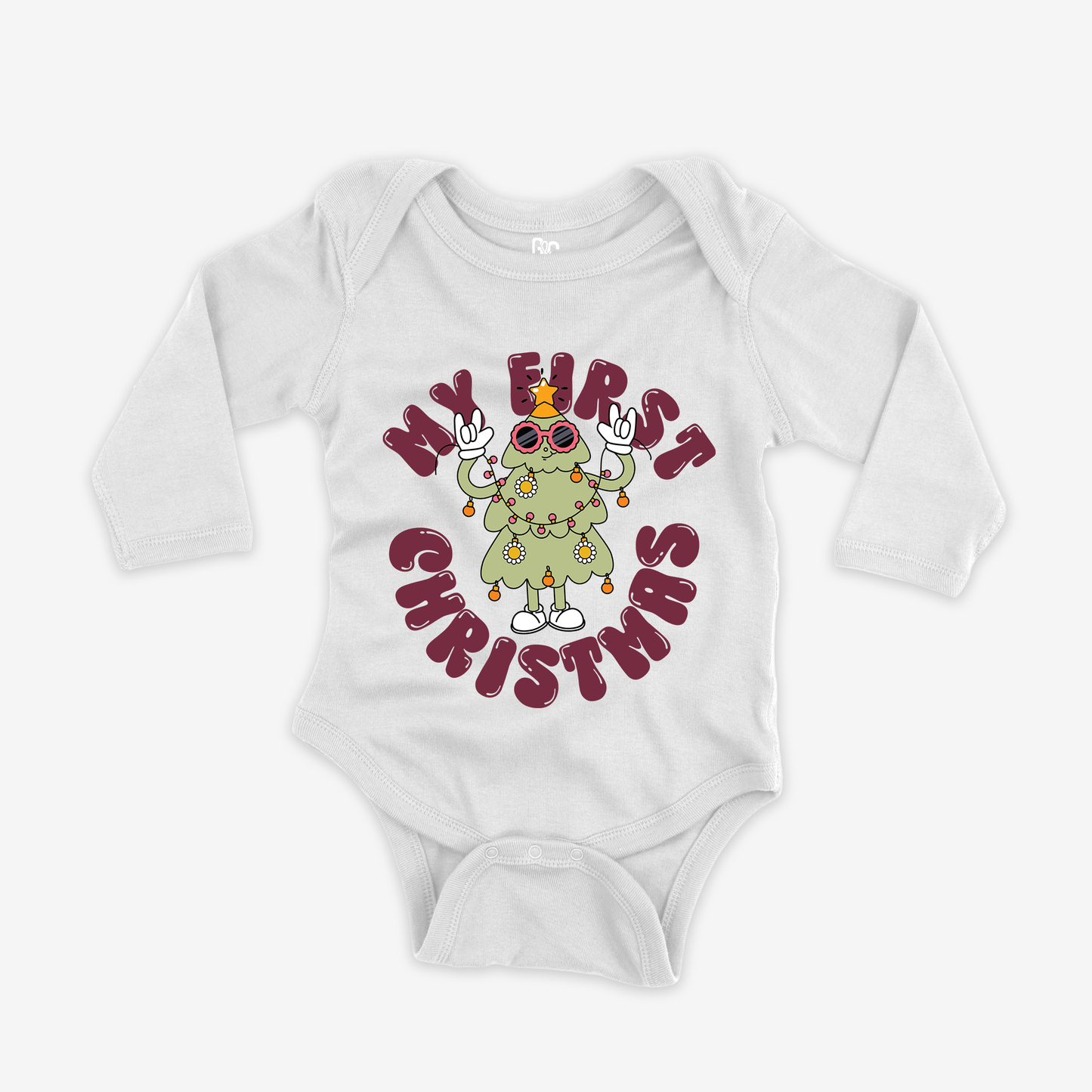 My First Christmas Onesie Sleeve