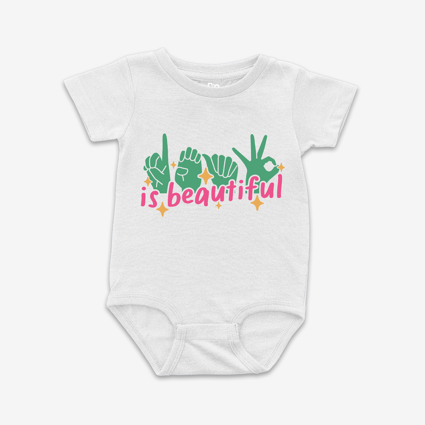 Deaf is Beautiful Onesie Tee