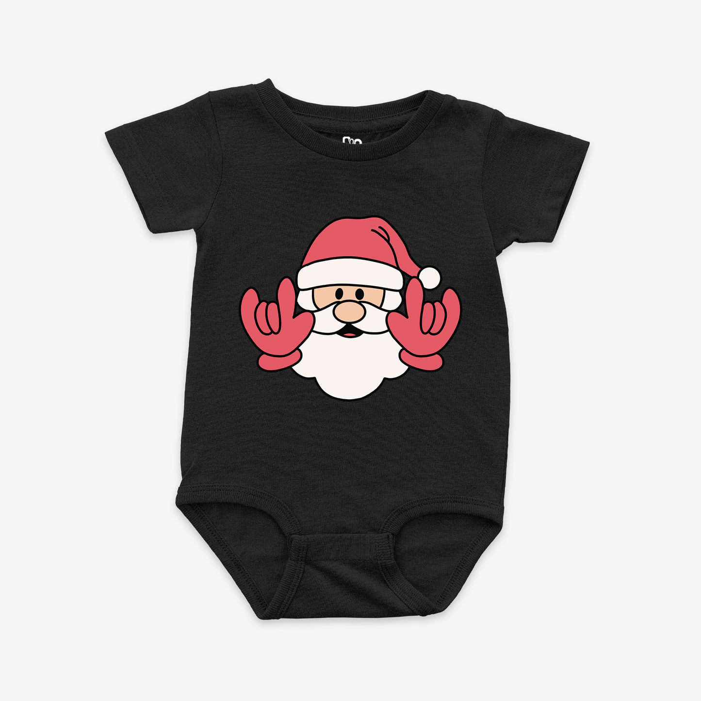 Santa ILY Onesie Tee
