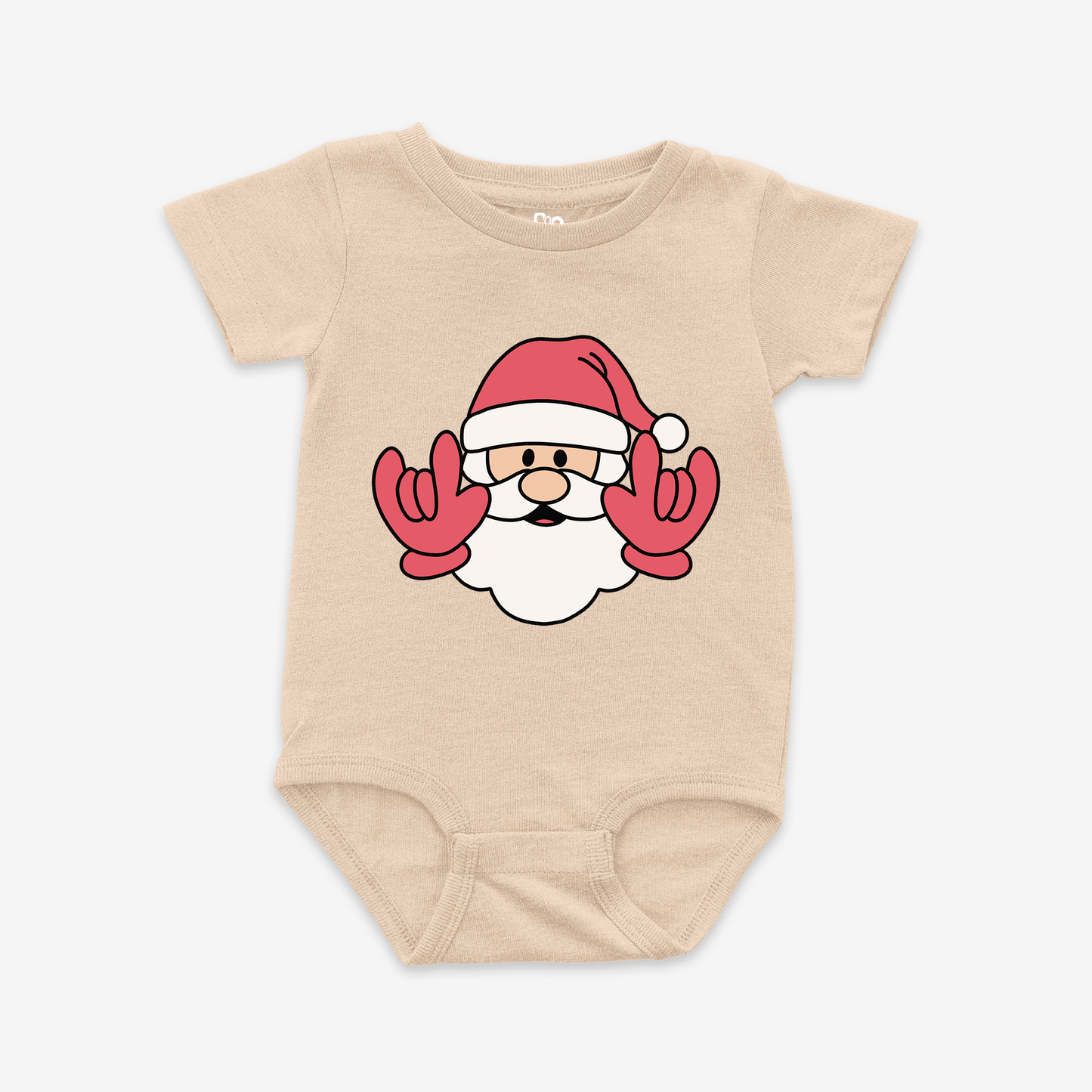 Santa ILY Onesie Tee
