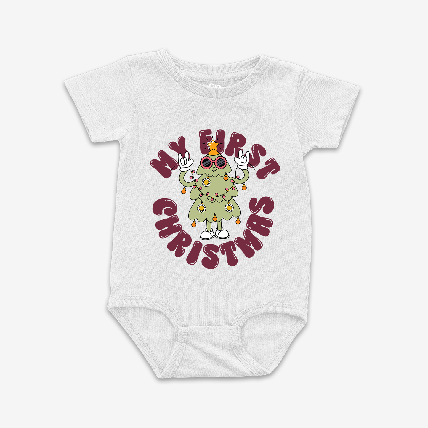 My First Christmas Onesie Tee