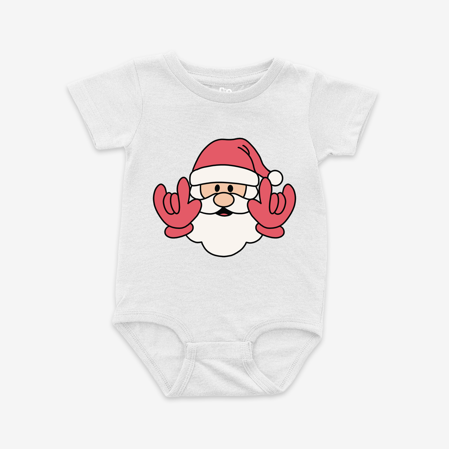 Santa ILY Onesie Tee