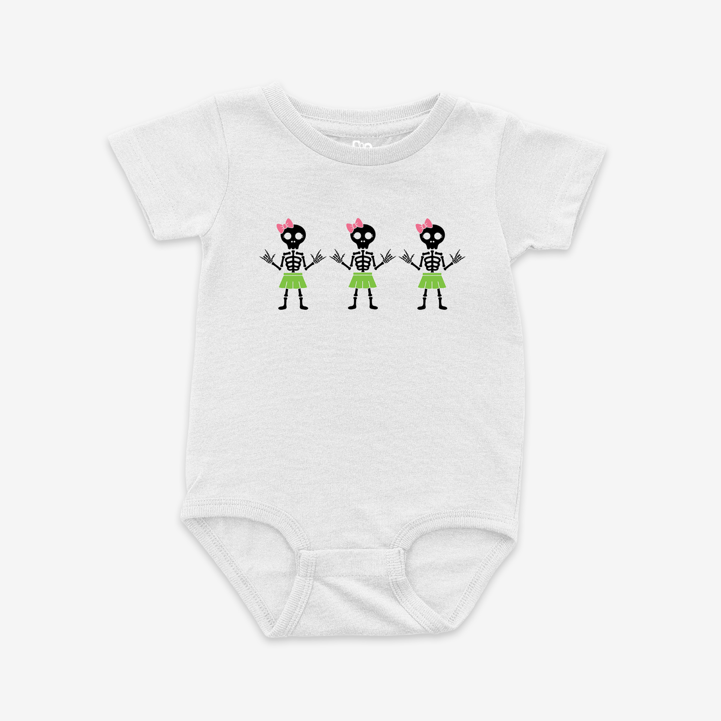 Girl Skeleton Onesie Tee