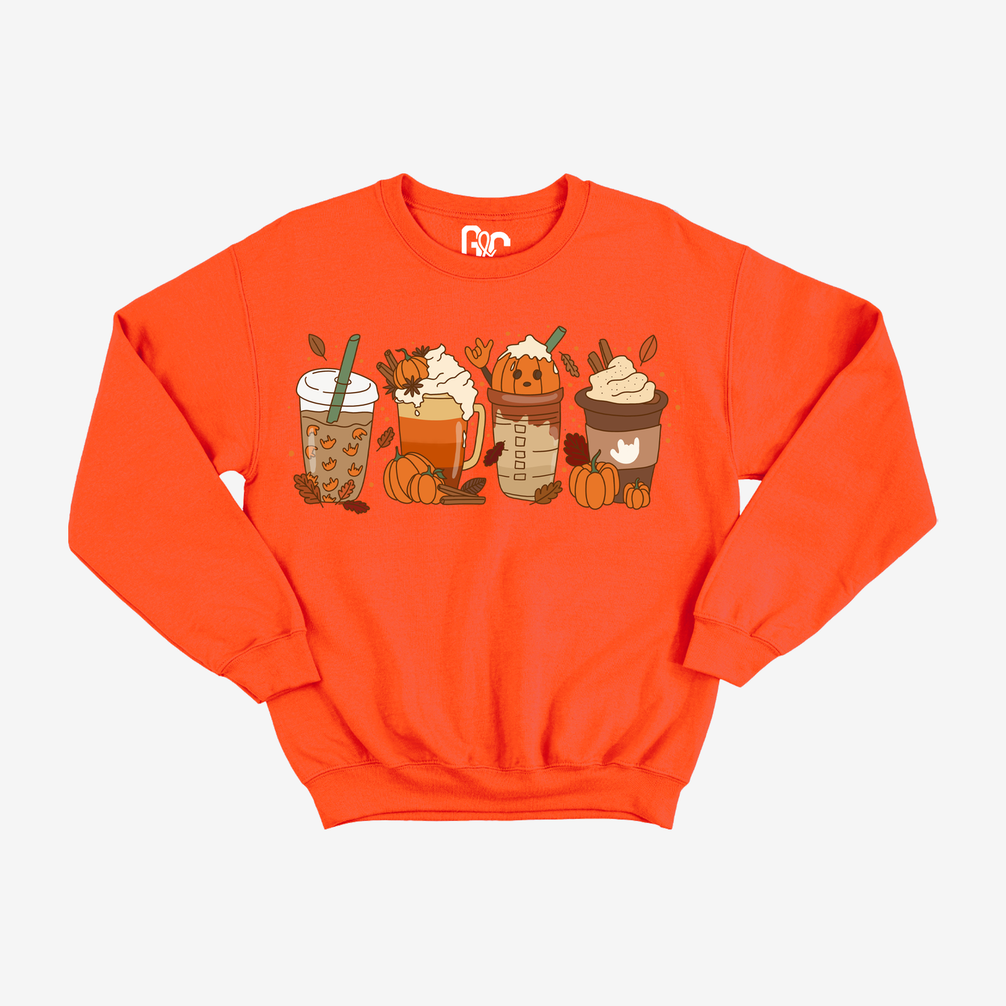Fall Coffee Latte Crewneck