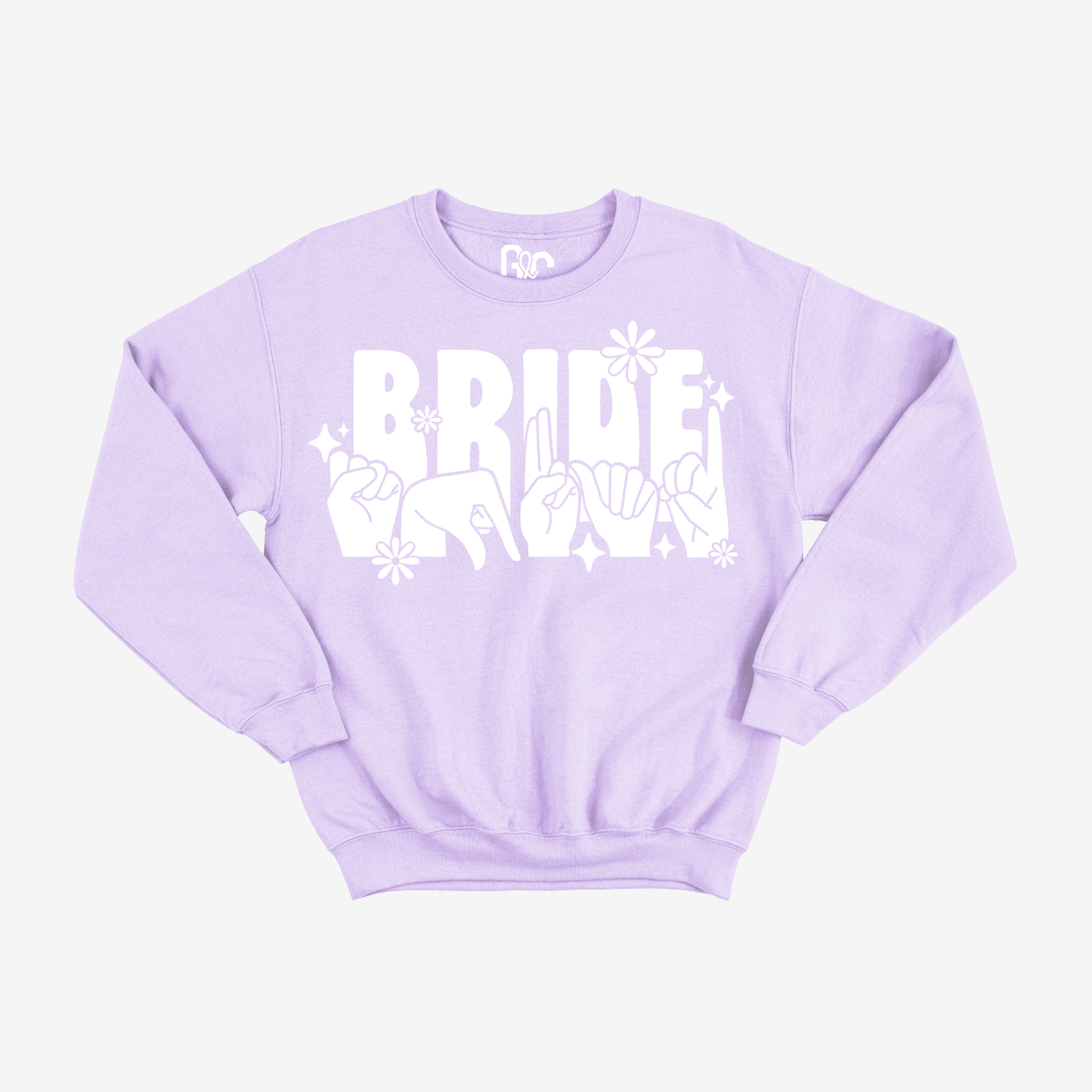 Bride Squad Flower Crewneck
