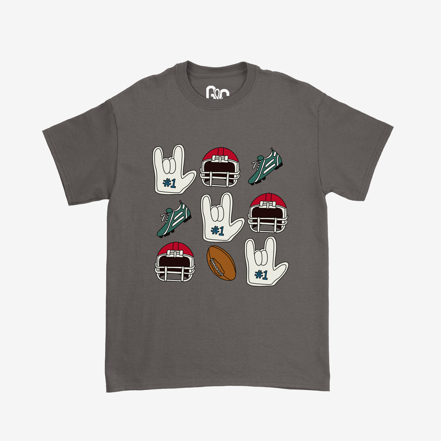 Football Tic Tac Toe Tee