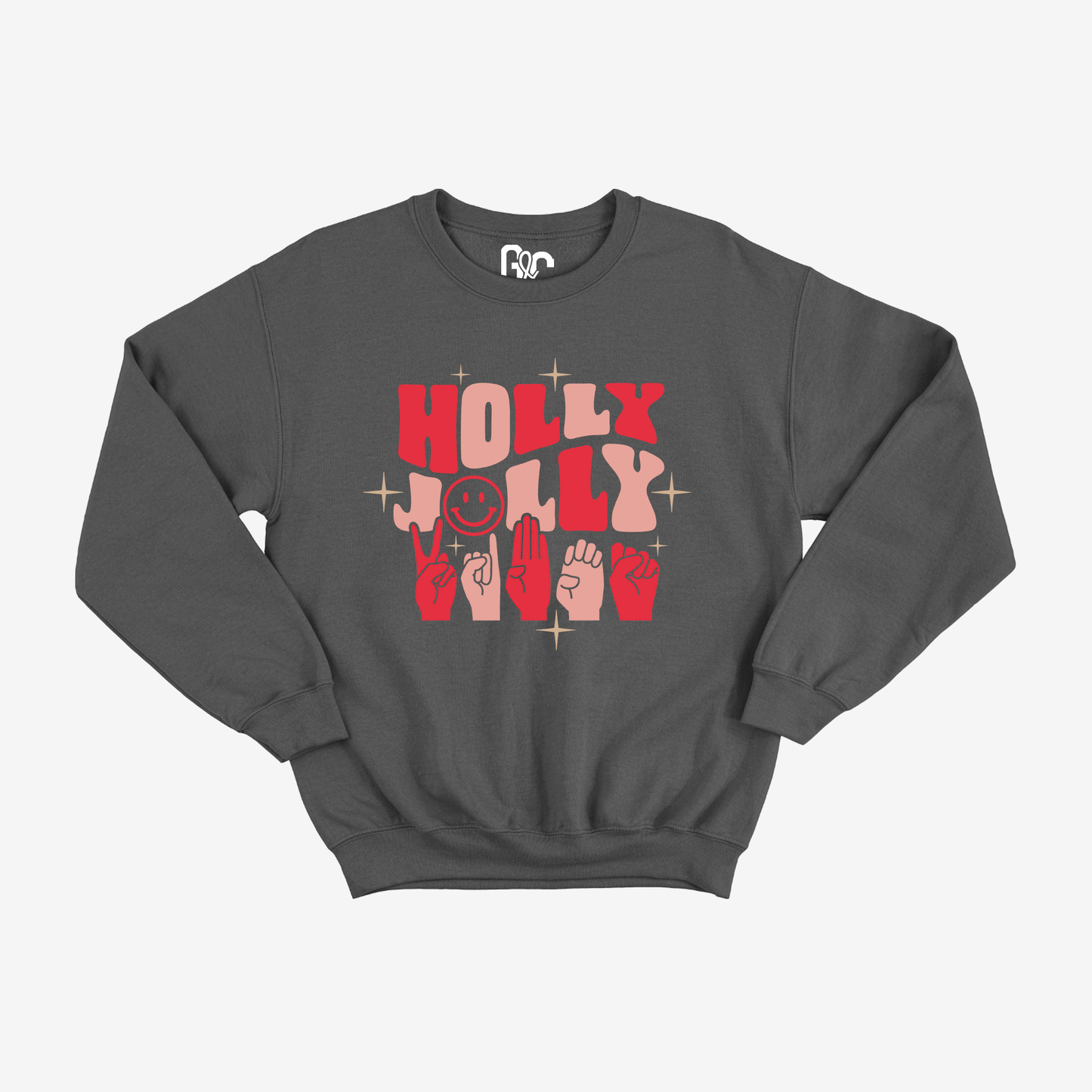 Holly Jolly Vibes Crewneck